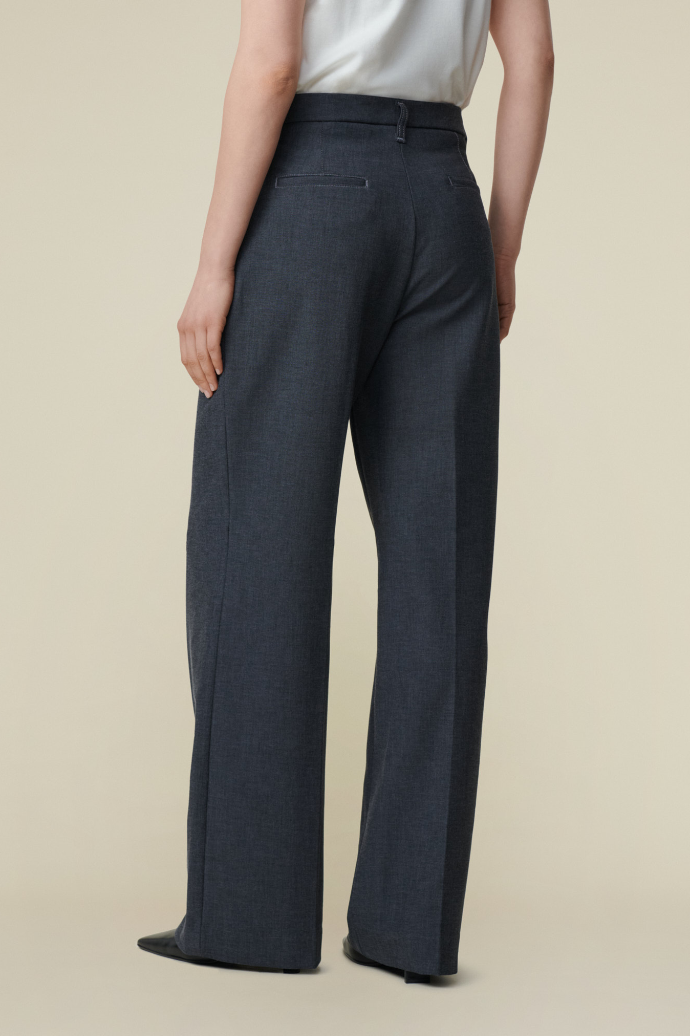 WANDA SUIT PANTS - GREY
