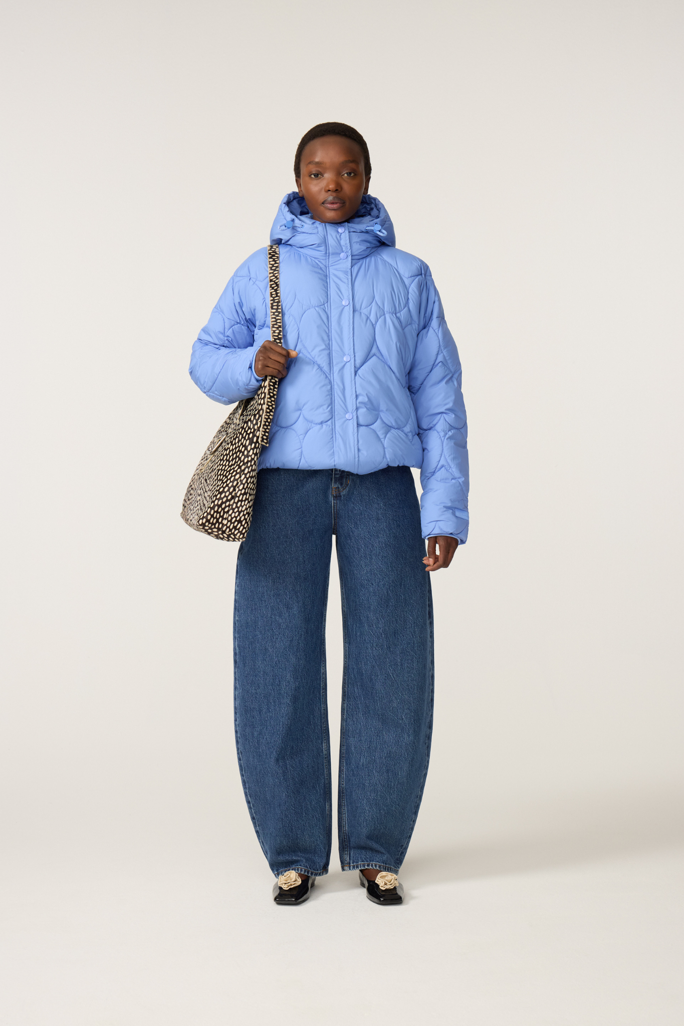 PRISCA PUFFER JACKET - RIAD BLUE