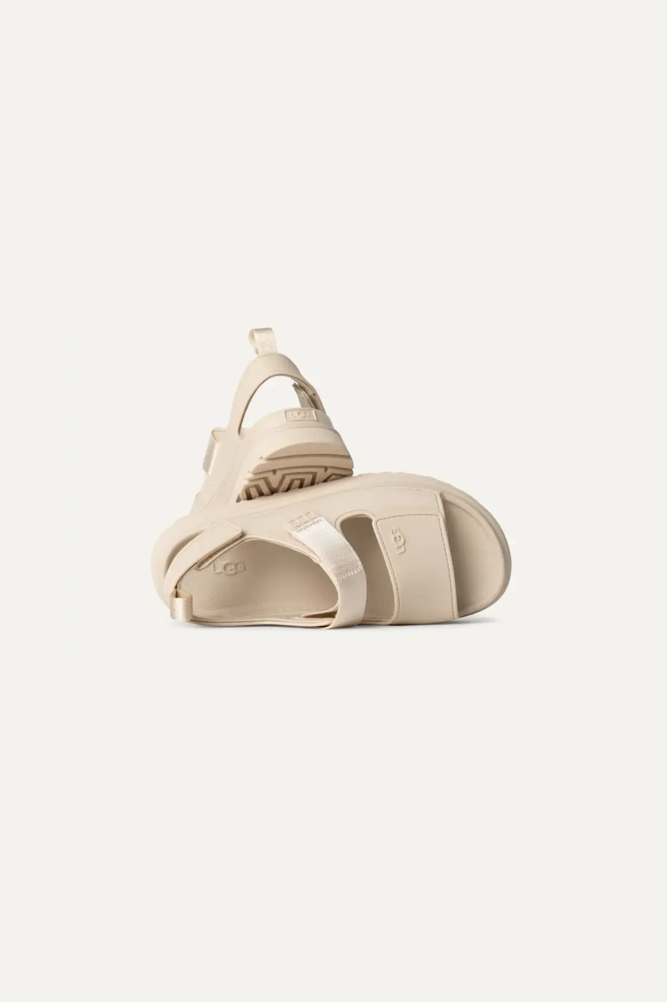 UGG women goldenglow in sea salt. Front view