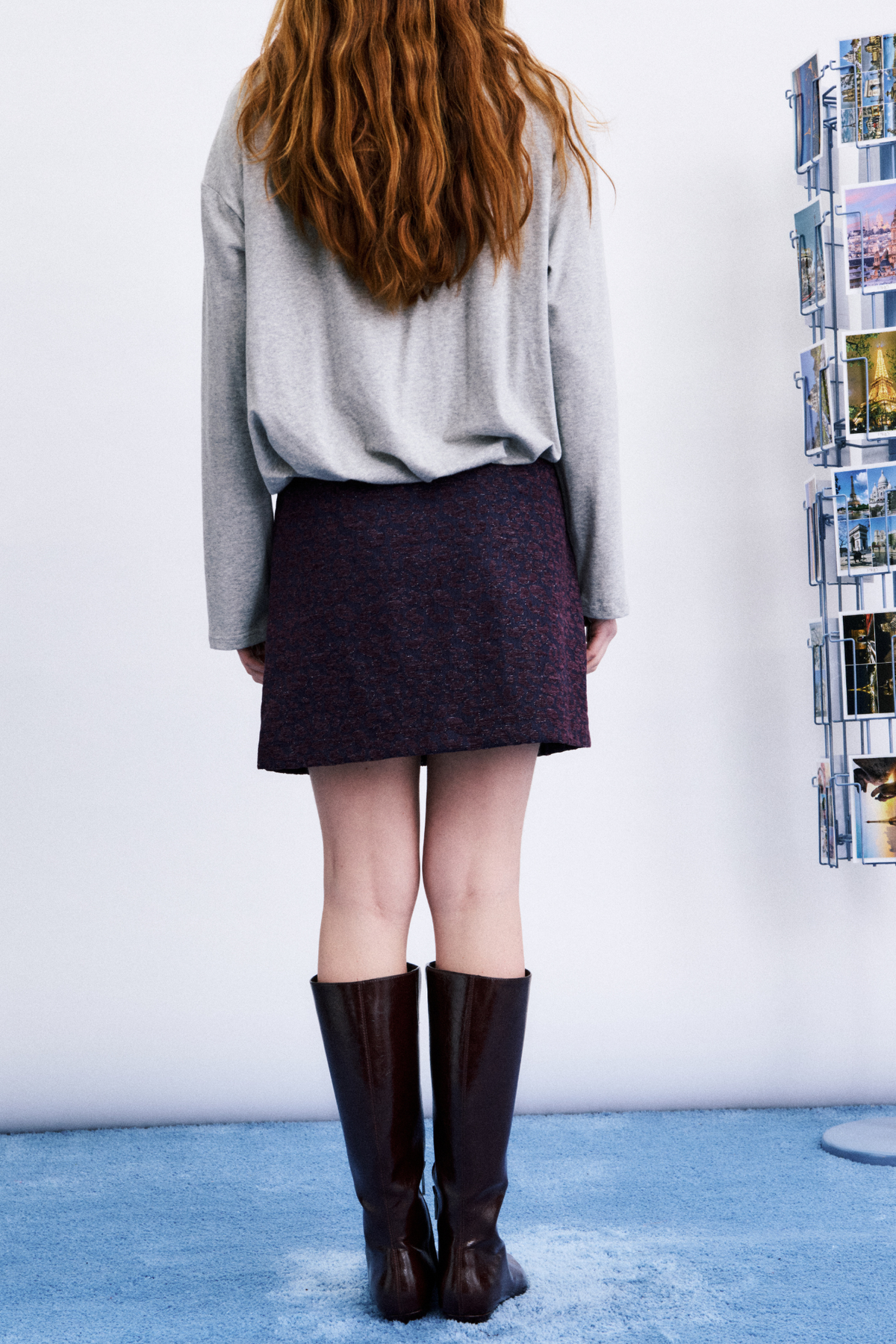 JEJU SKIRT - BORDEAUX