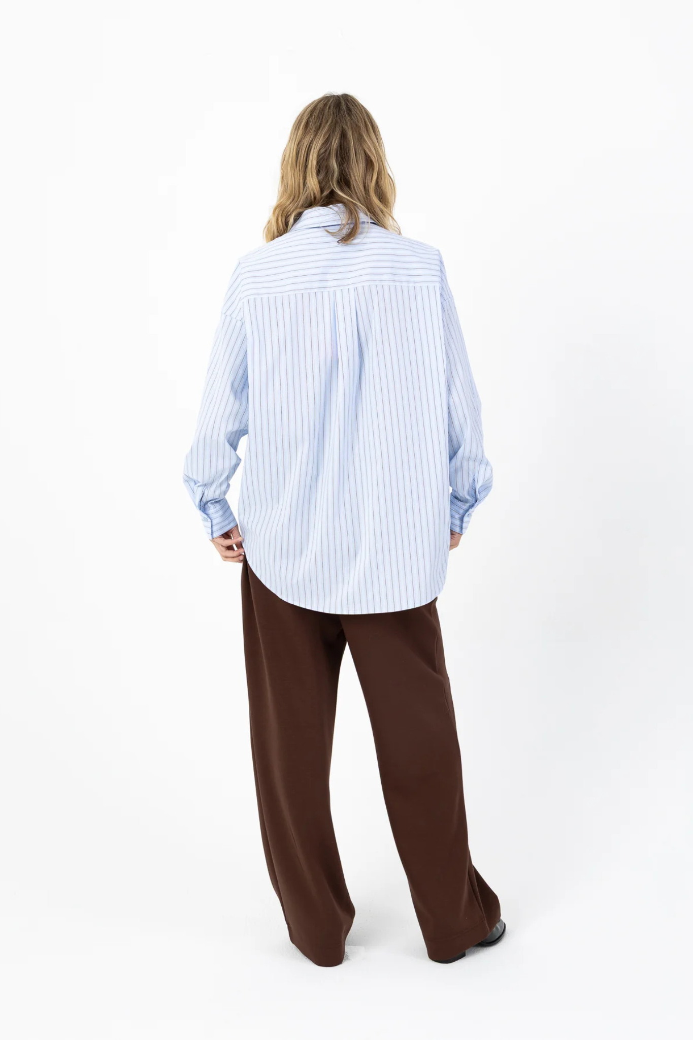 CLASSIC SHIRT BOXY FIT - BLUE STRIPES