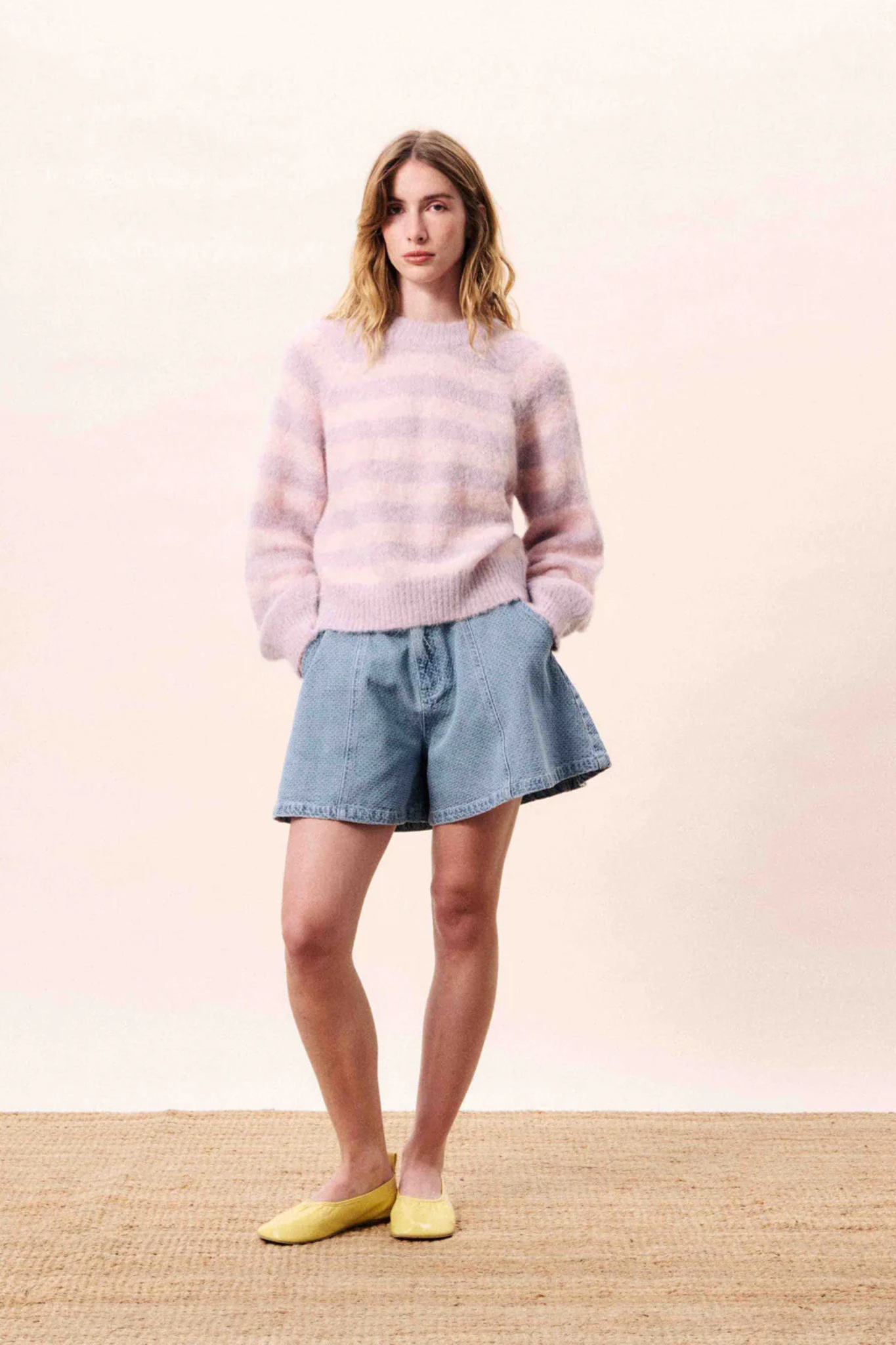YULIYA SWEATER - PALE PINK