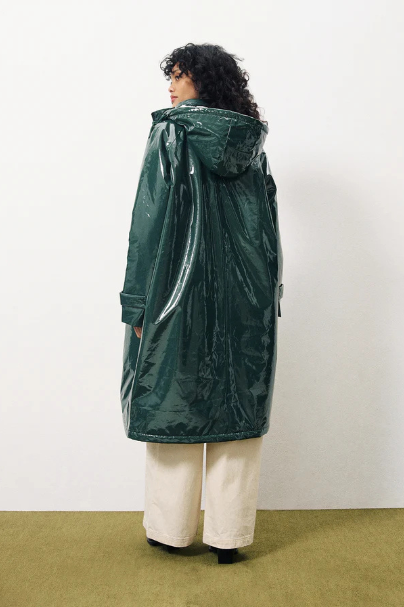 MATHELINE COAT - VERT FORET