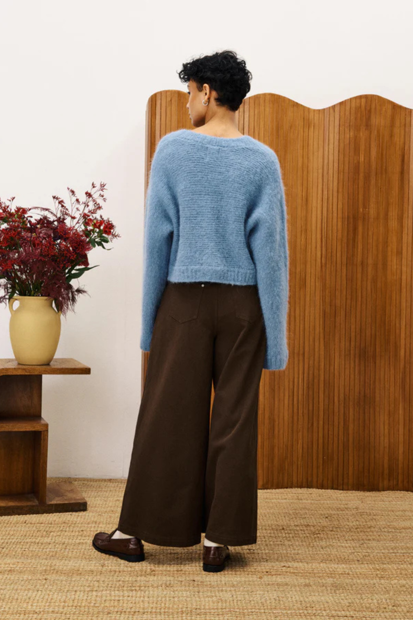 BICHON CARDIGAN - BLUE JEAN