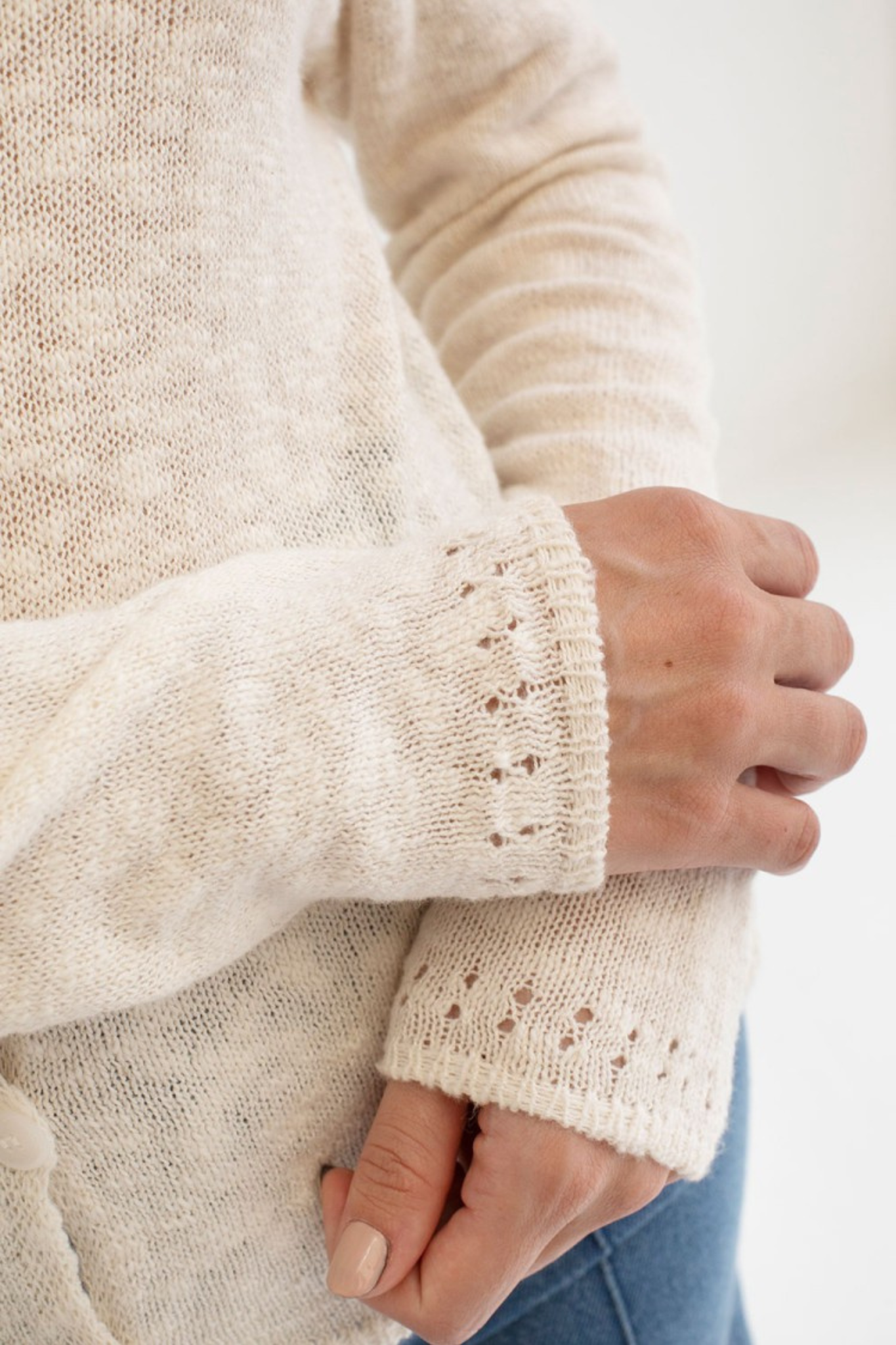 GOMERA CARDIGAN - ECRU
