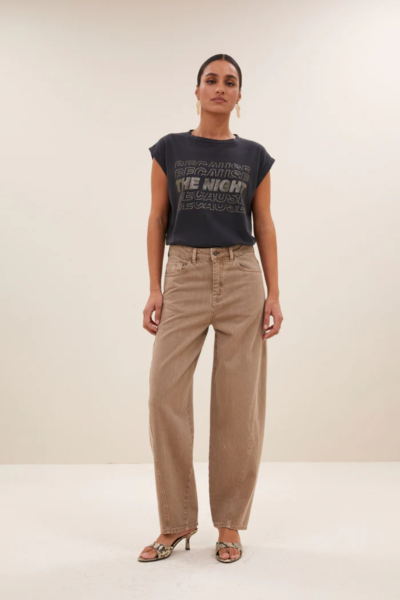BEGUM SAND PANTS - STONE SAND