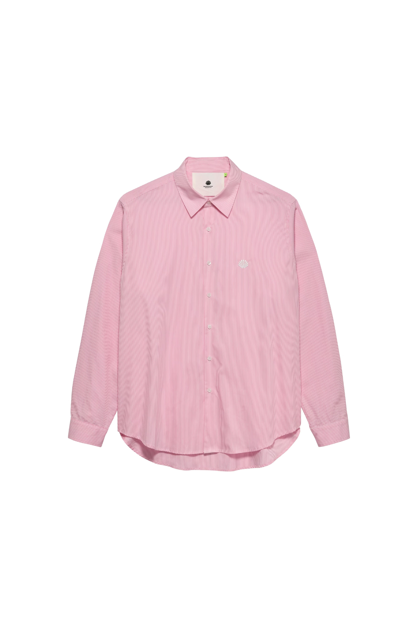 BEACH SHIRT - PINK/WHITE