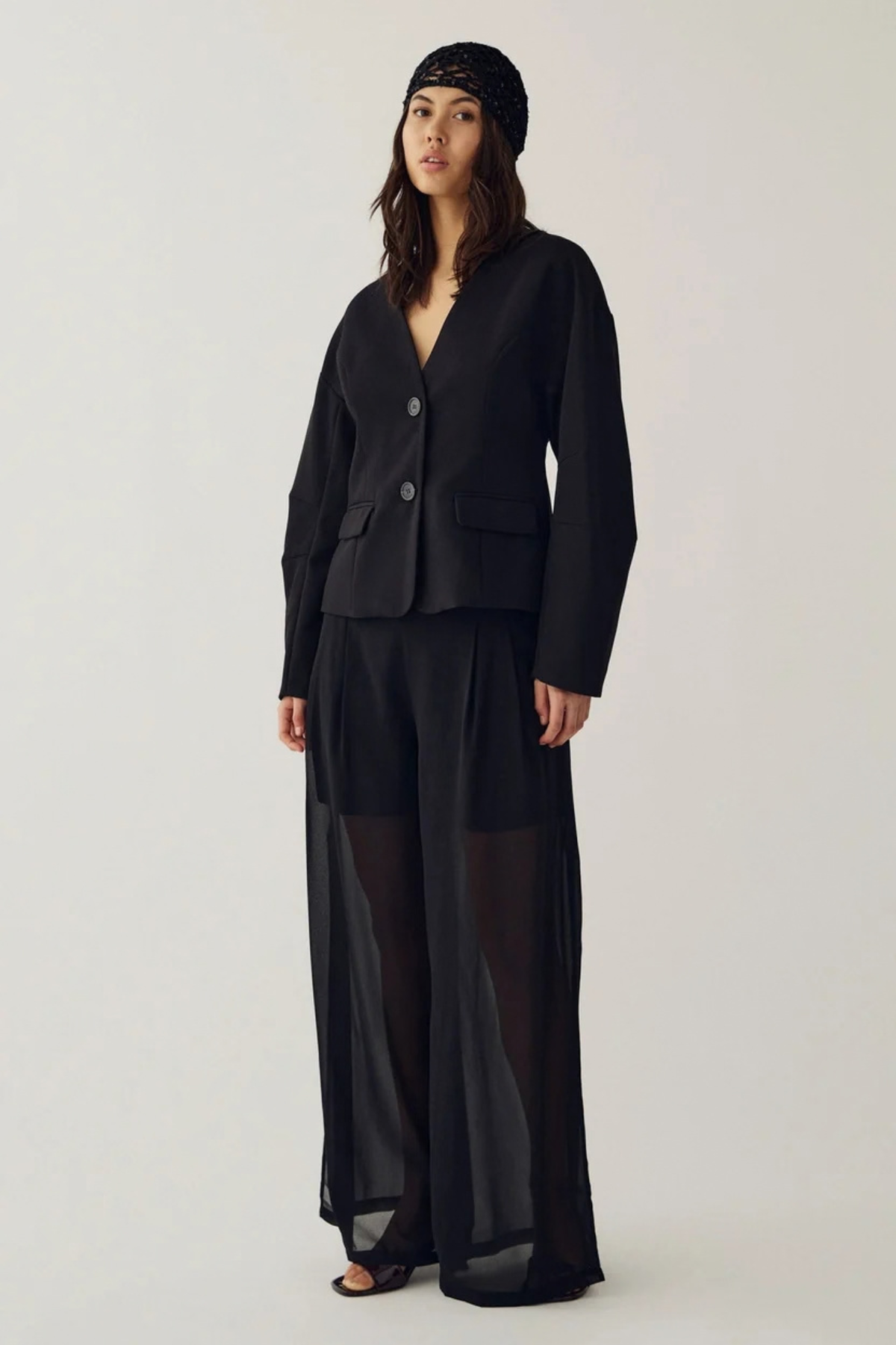 MALLIE BLAZER - BLACK
