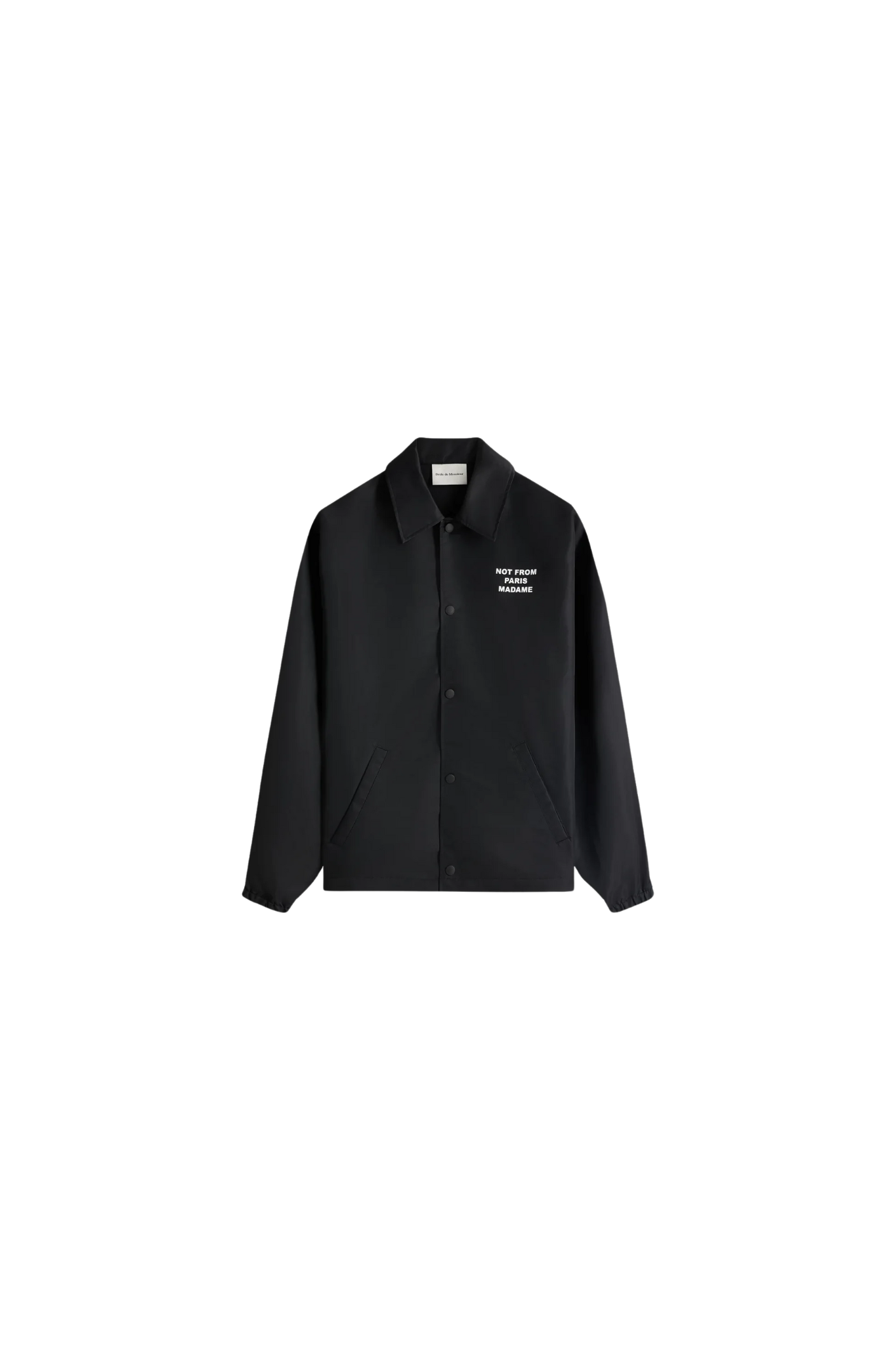 LA VESTE SLOGAN - BLACK