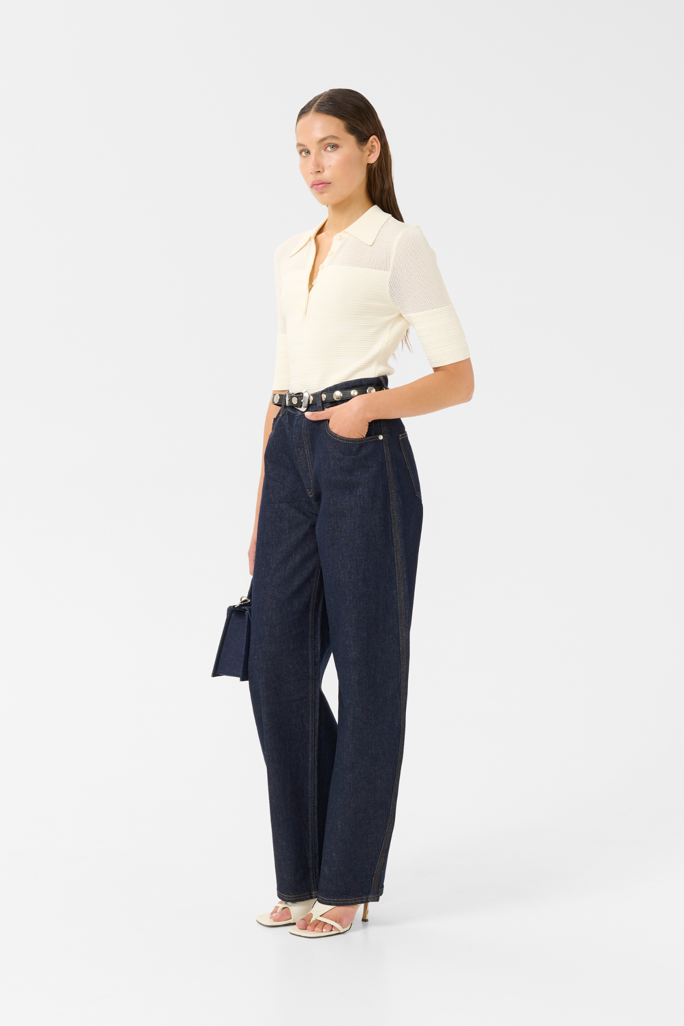 SUMMER HW WIDE JEANS - UNWASHED