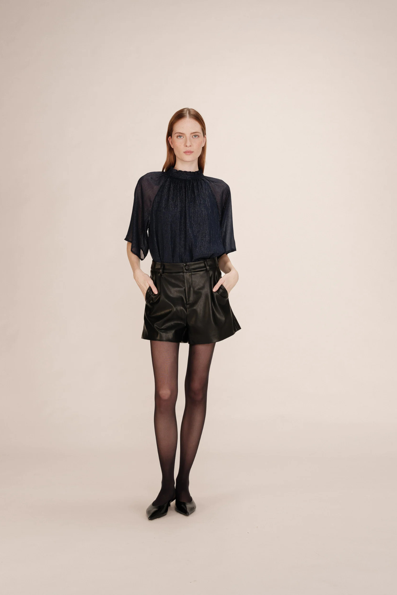 TOPAZE BLOUSE - MARINE