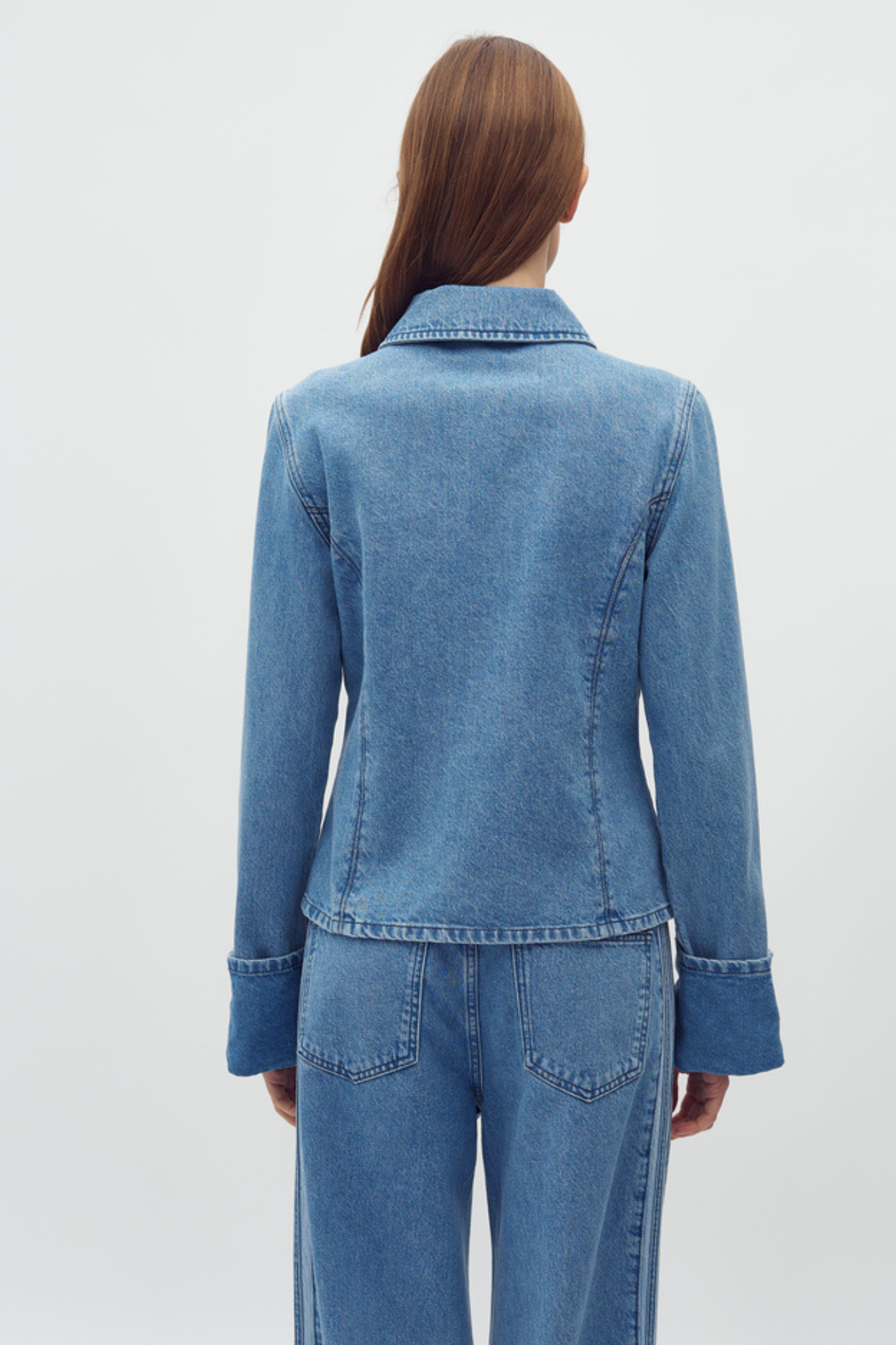 WOLINA BLAZER - SKY BLUE WASH