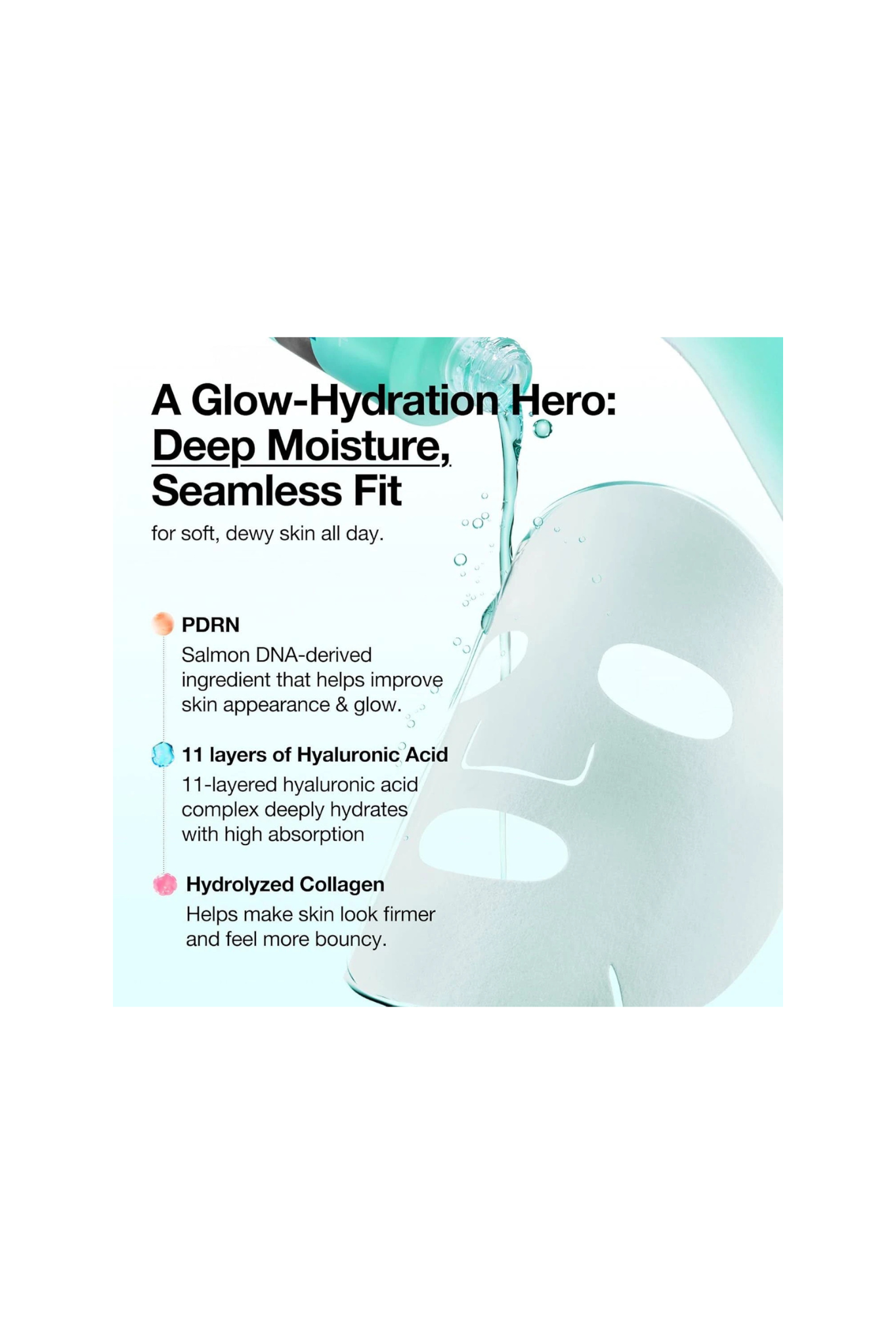PDRN HYALURON 100 SERUM MASK