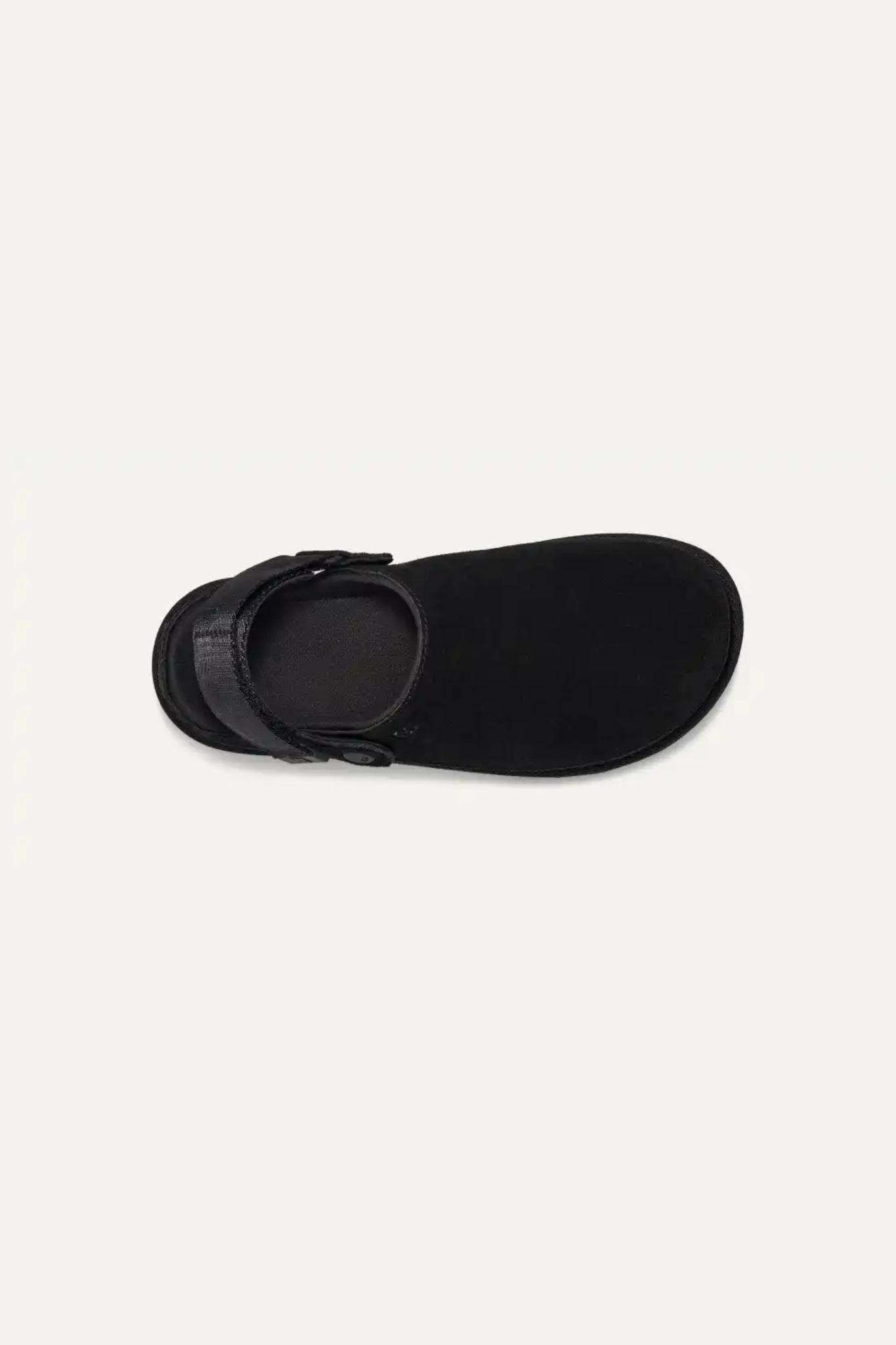 UGG women goldenstar clog in black. Front view