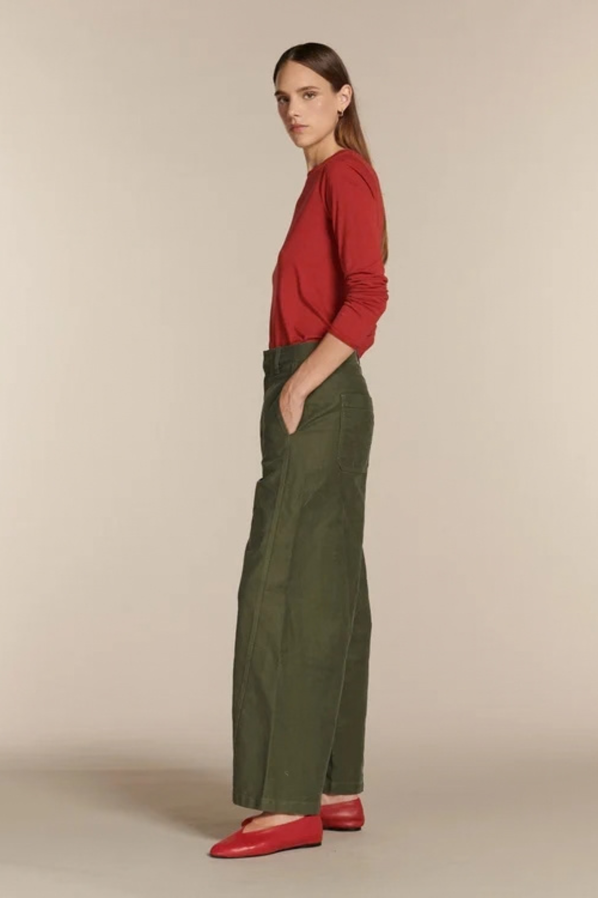 ORSON UNIFORM PANTS - LICHEN