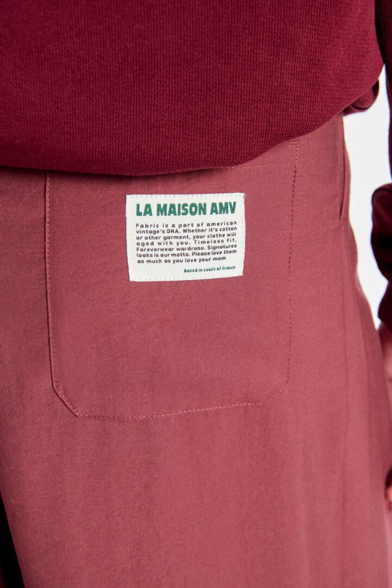 LANOW PANTS - CHERRY TREE