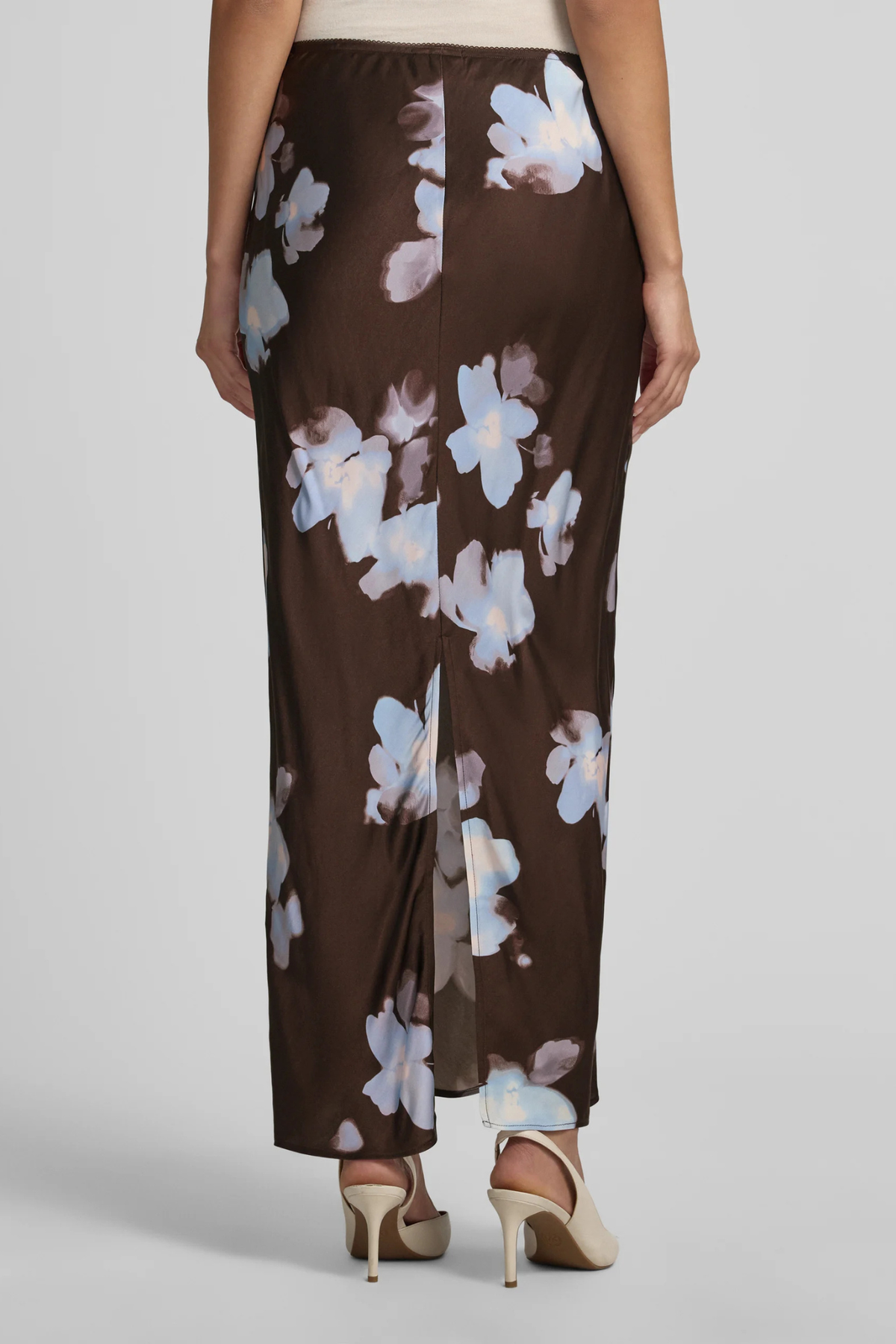 JUPE ANINDA À MOTIF GRANDES FLEURS - MOTIF GRANDES FLEURS