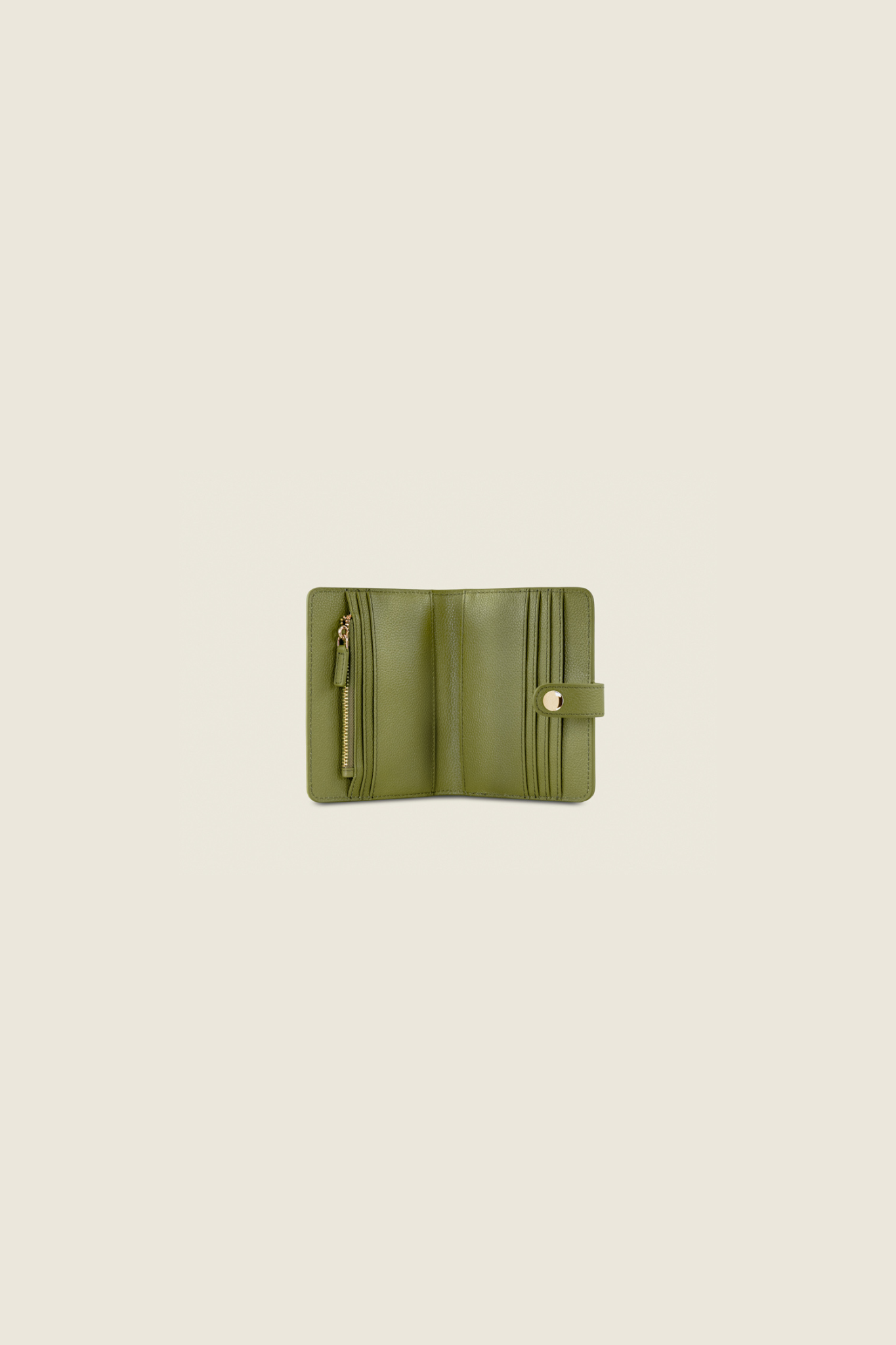 JEANNE WALLET - OLIVE GREEN