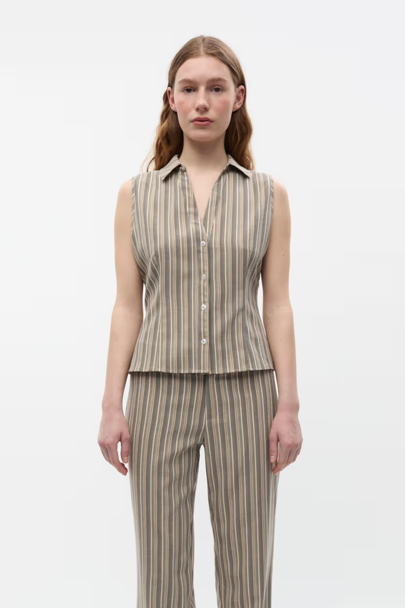 GINEVRA SL SHIRT - FRNCH ILLUSION STRIPE