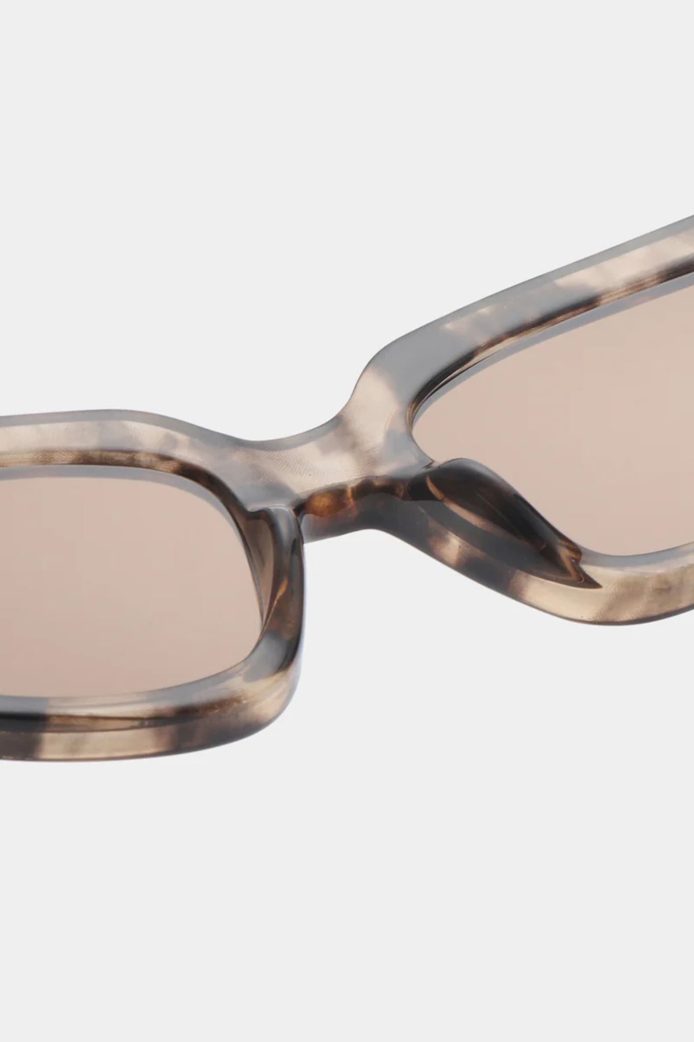 A. Kjaerbede ella sunglasses in coquina. Close front view