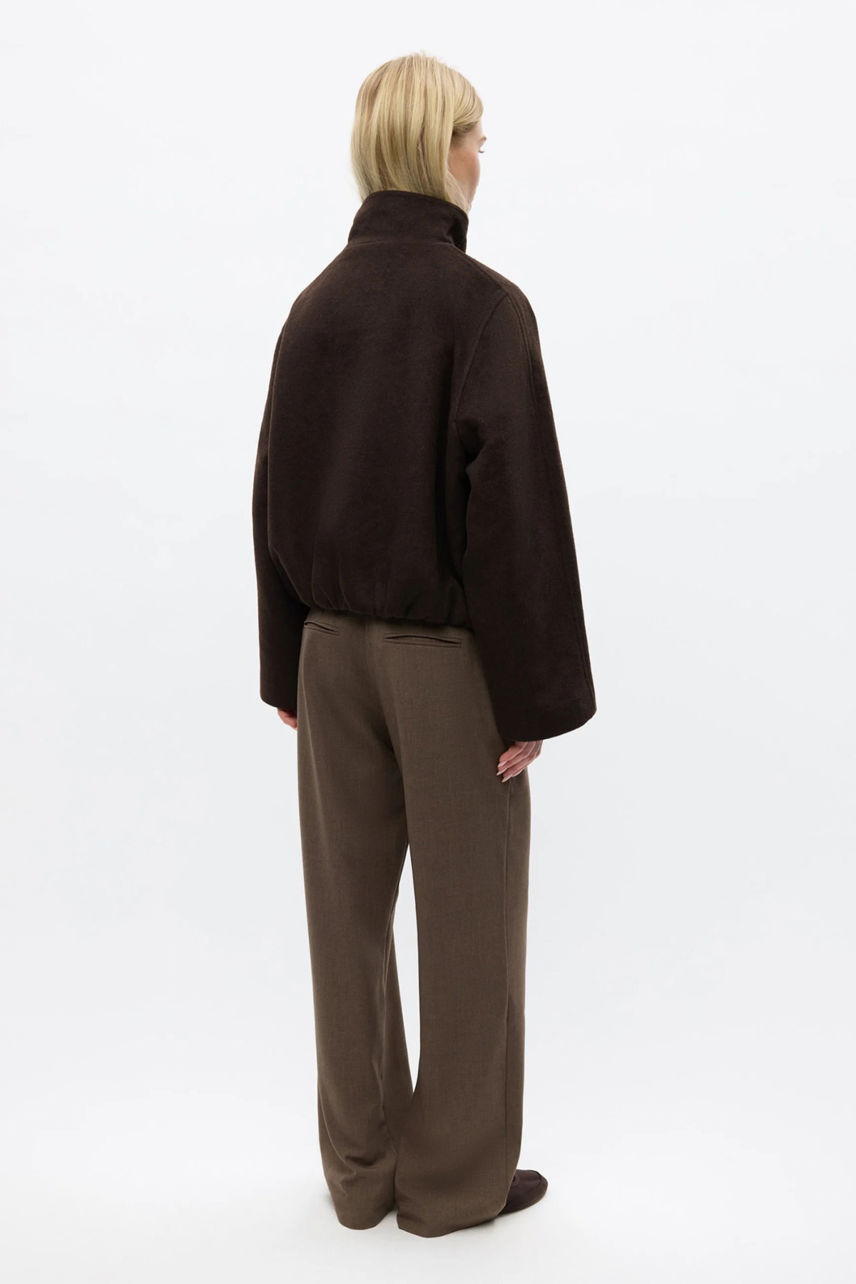 SIGRID WOOL JACKET - CHOCOLATE TORTE MEL