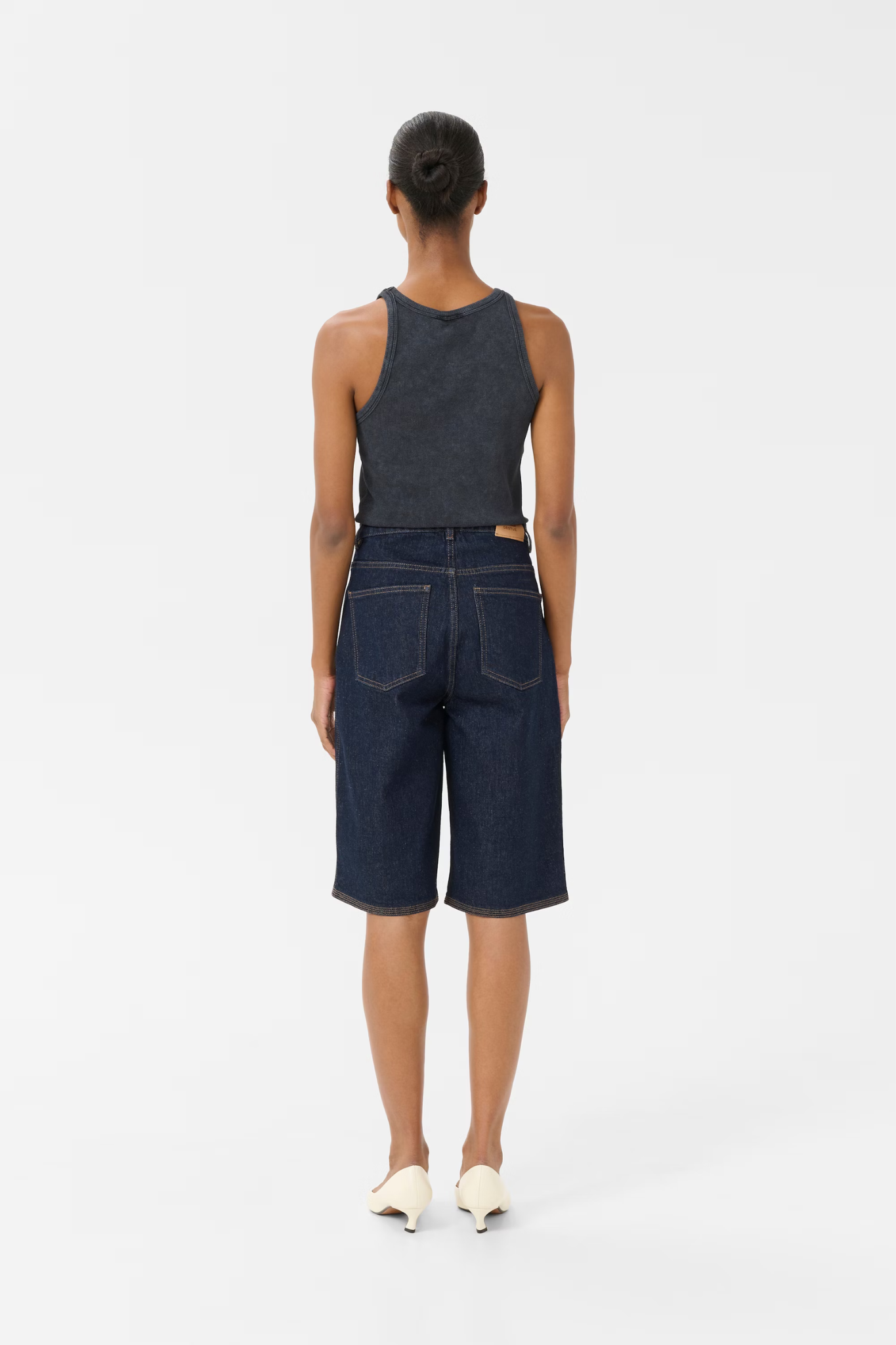 DREW WASHED LOGO TANK - GREY WASHED