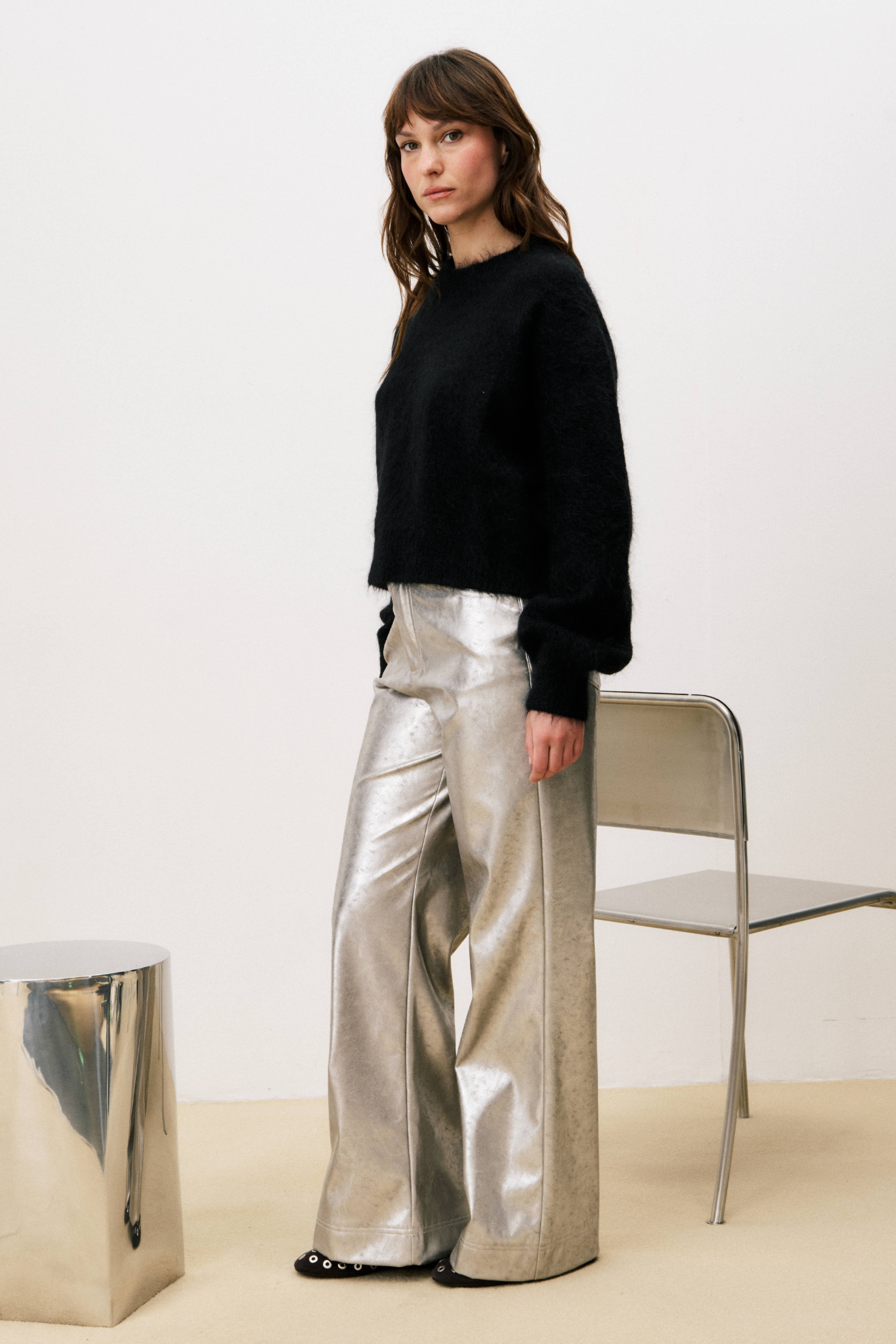 CRISTALLE PANTS - SILVER