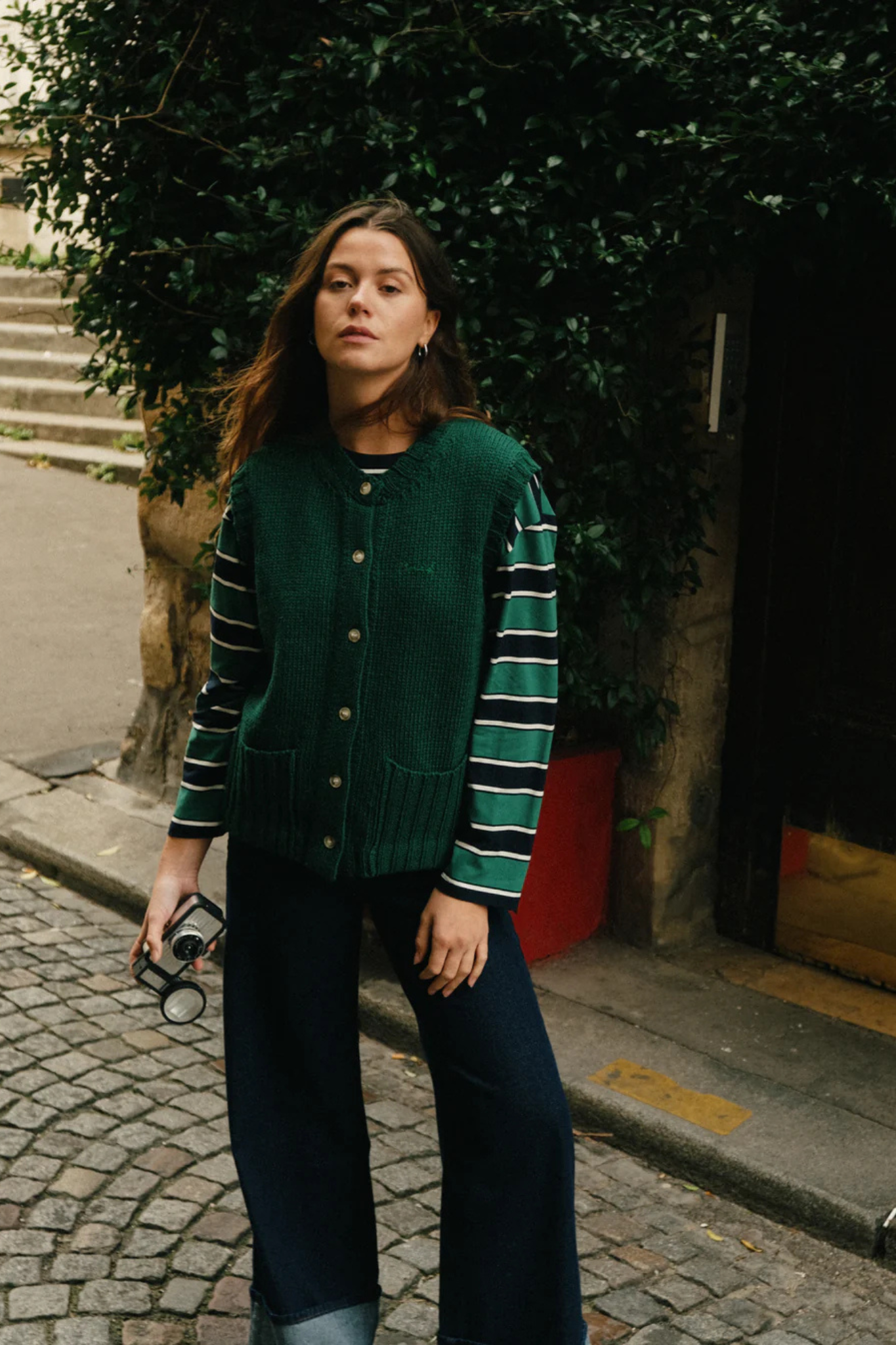 ELSIE CARDIGAN - GREEN