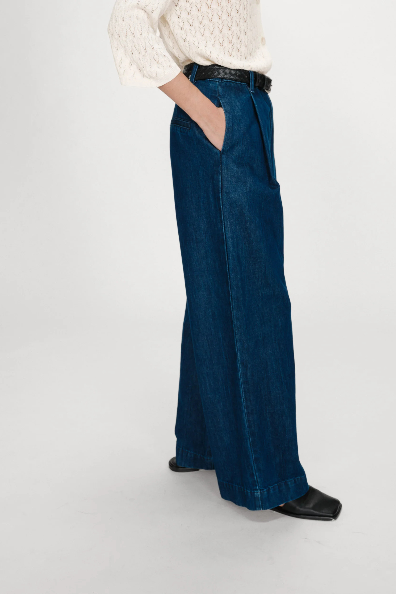 VIENNE PANTS - MEDIUM BLUE