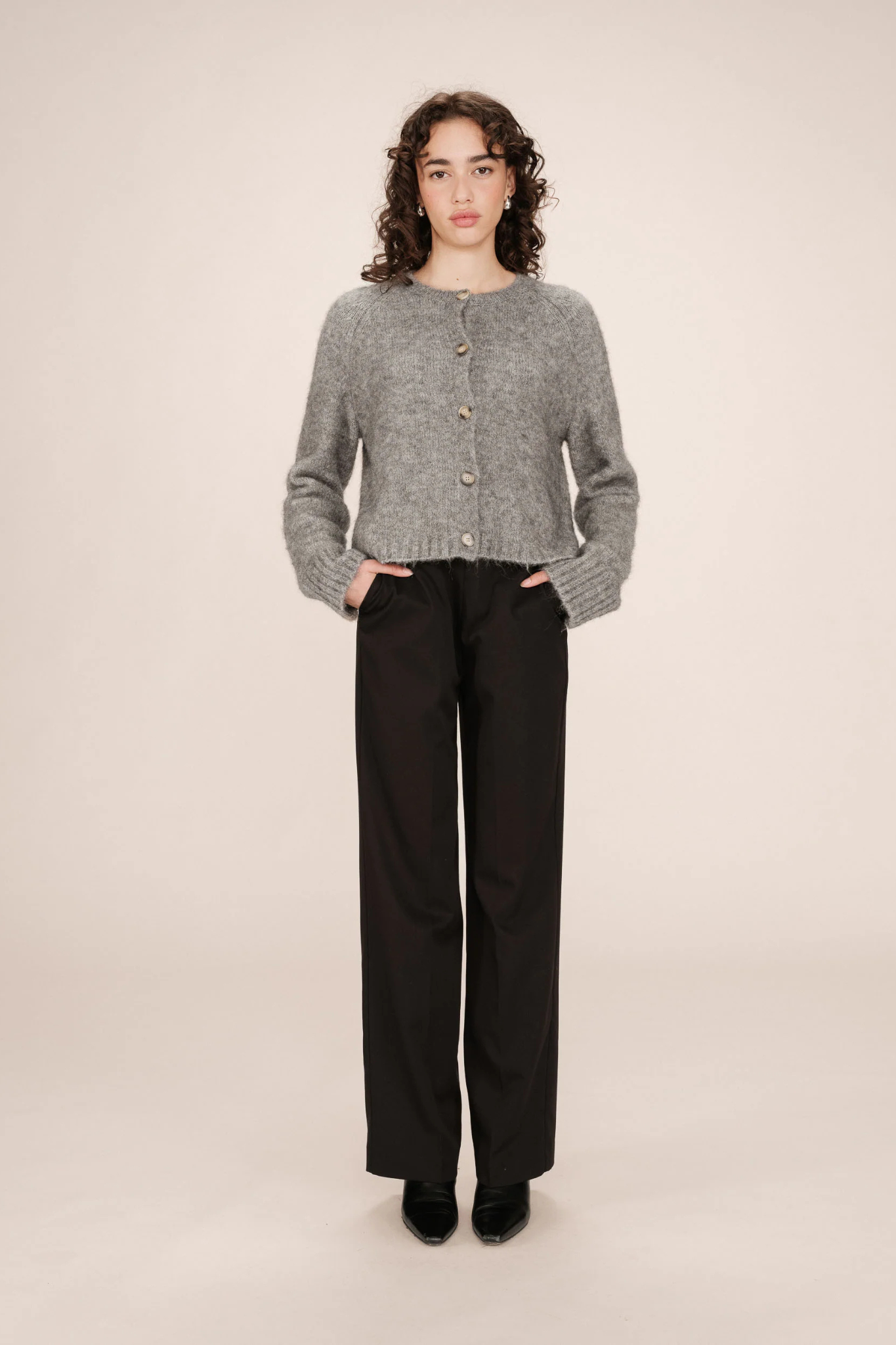 SALMA CARDIGAN - GREY