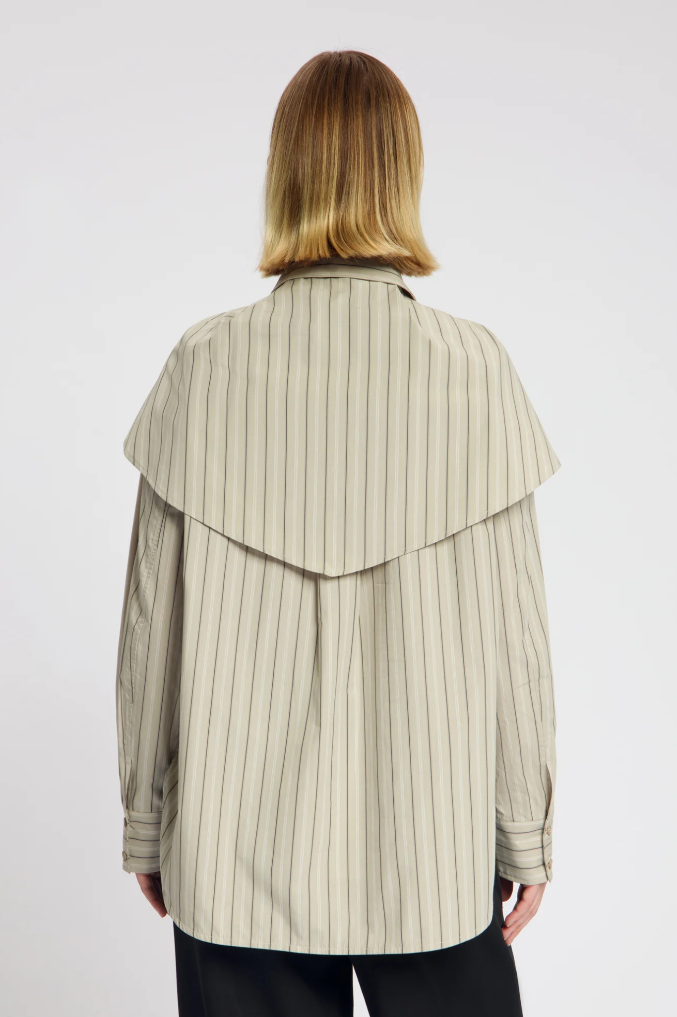 GRACE BLOUSE - BEIGE STRIPE