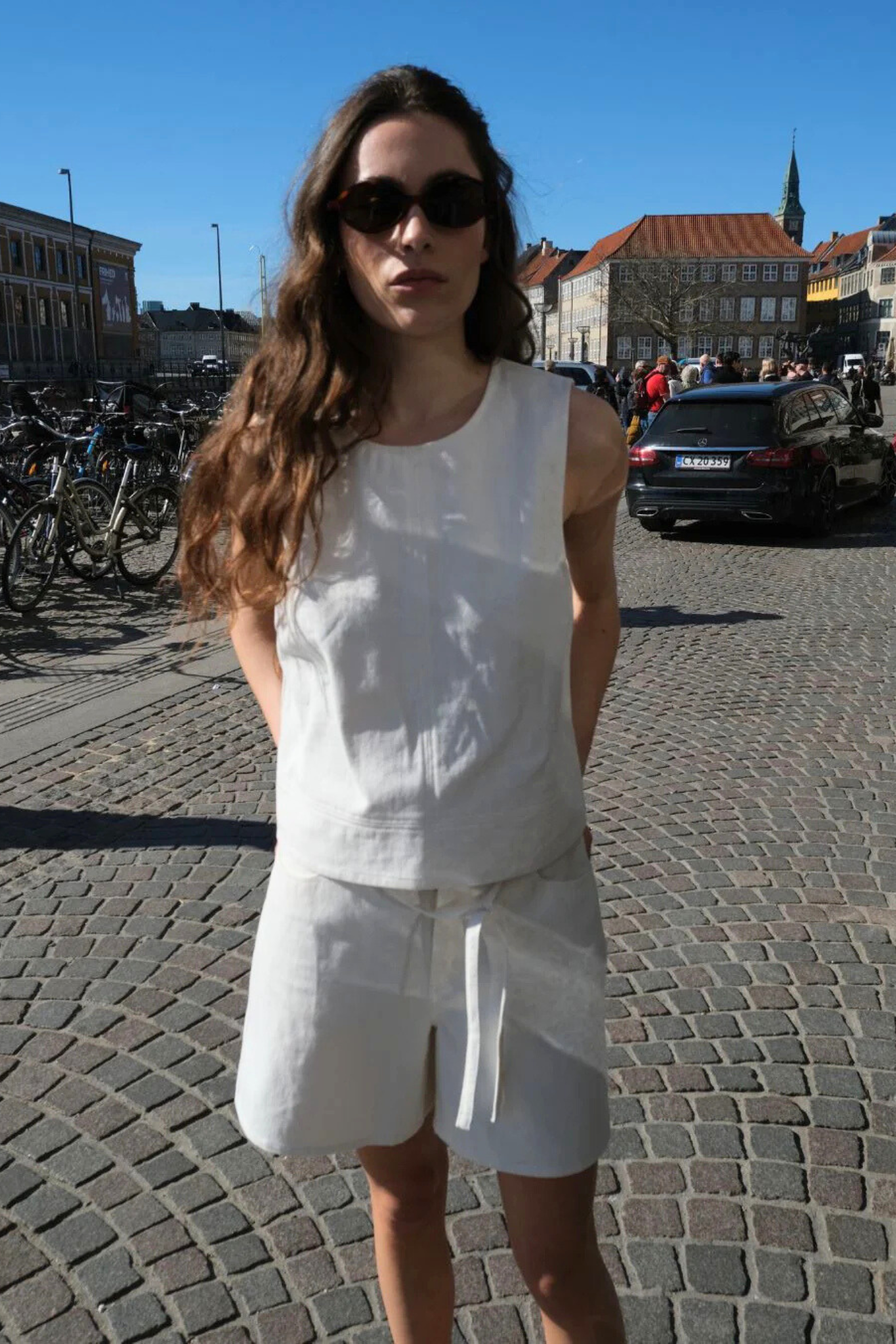 NAOMA SOLID TOP - SOFT WHITE