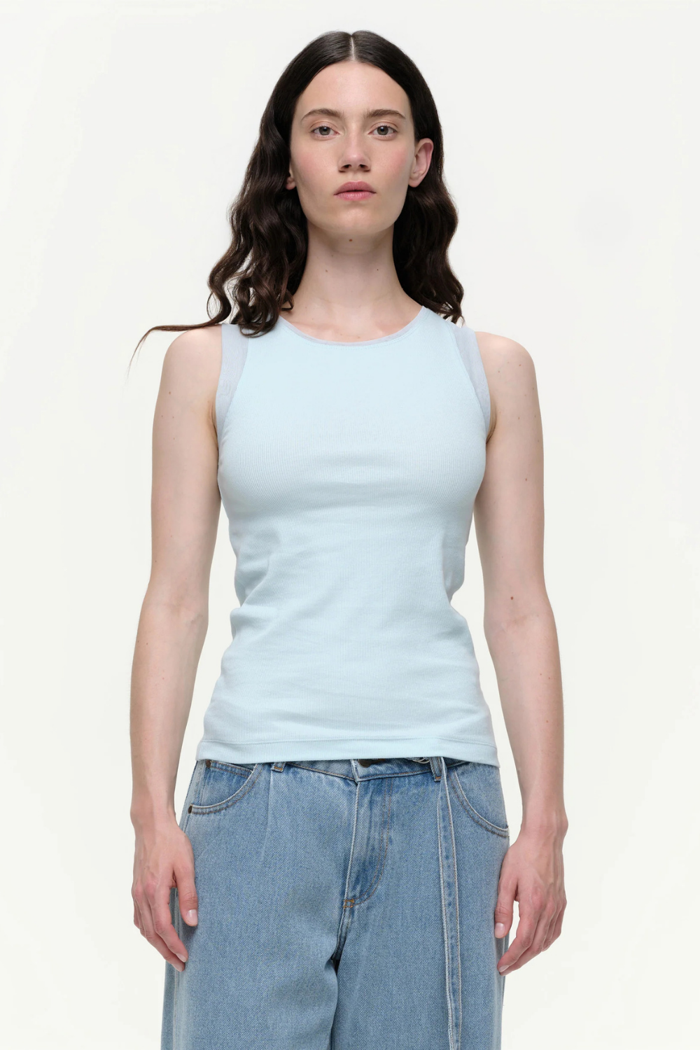 LOTTE TOP - LIGHT BLUE