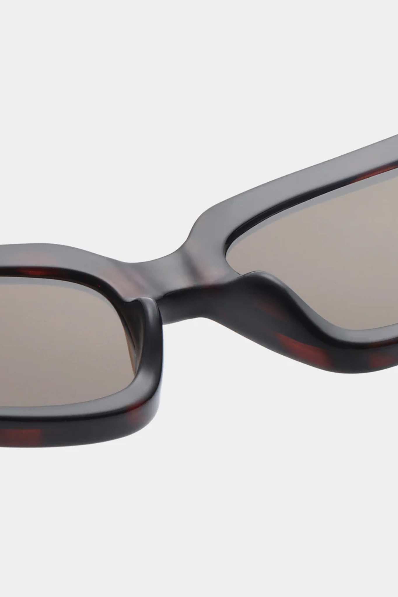 A. Kjaerbede ella sunglasses in demi tortoise. Close front view