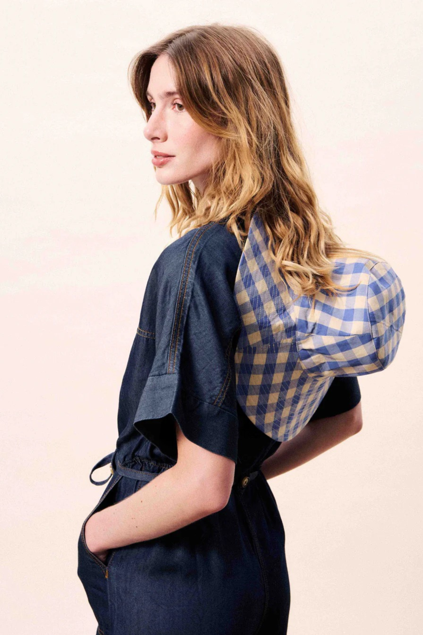 MARISELLE SHORT JUMPSUITS - DENIM