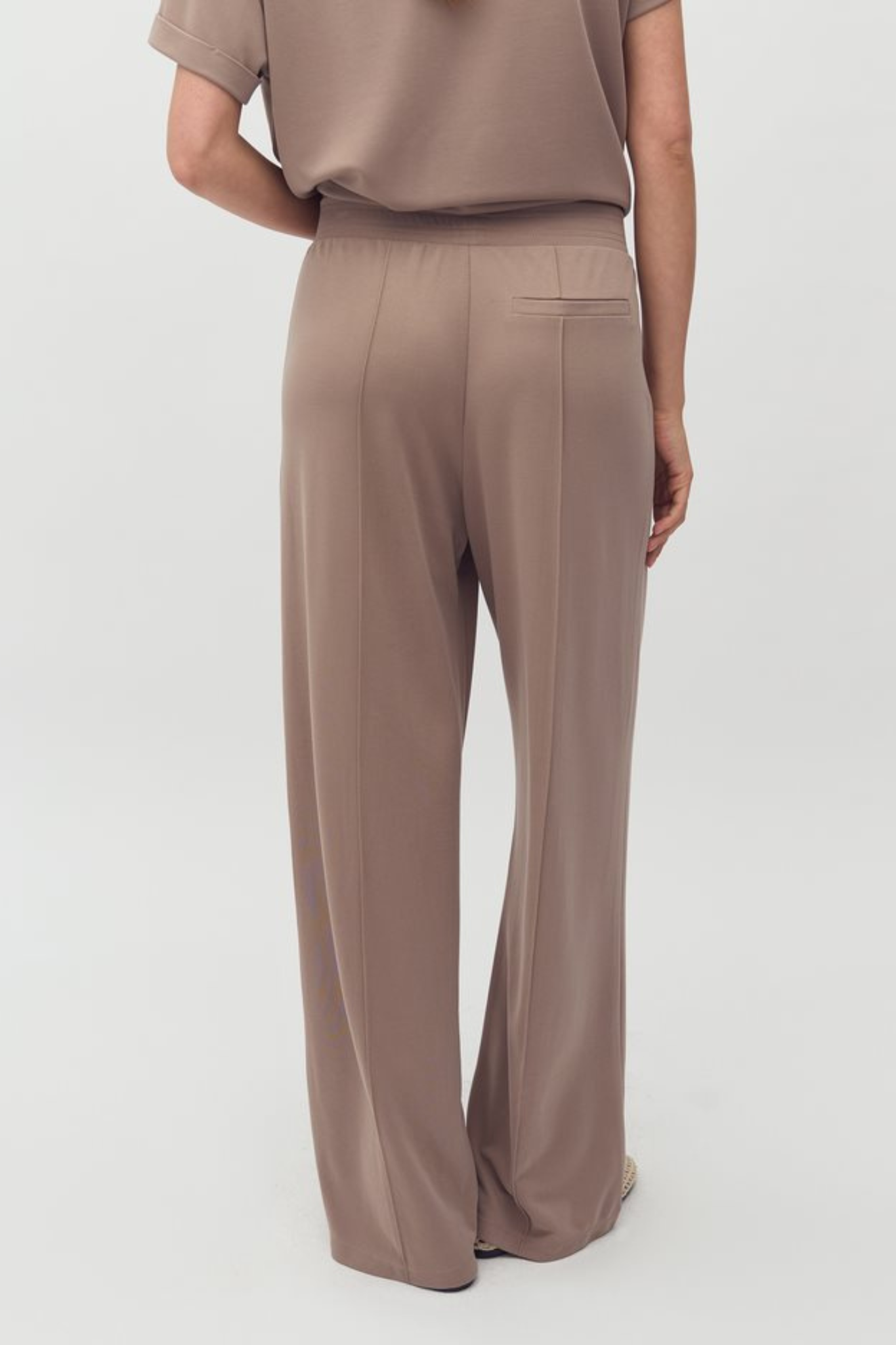 CHRISTIANE BOSKO LUXE PANTS - ISLAND FOSSIL