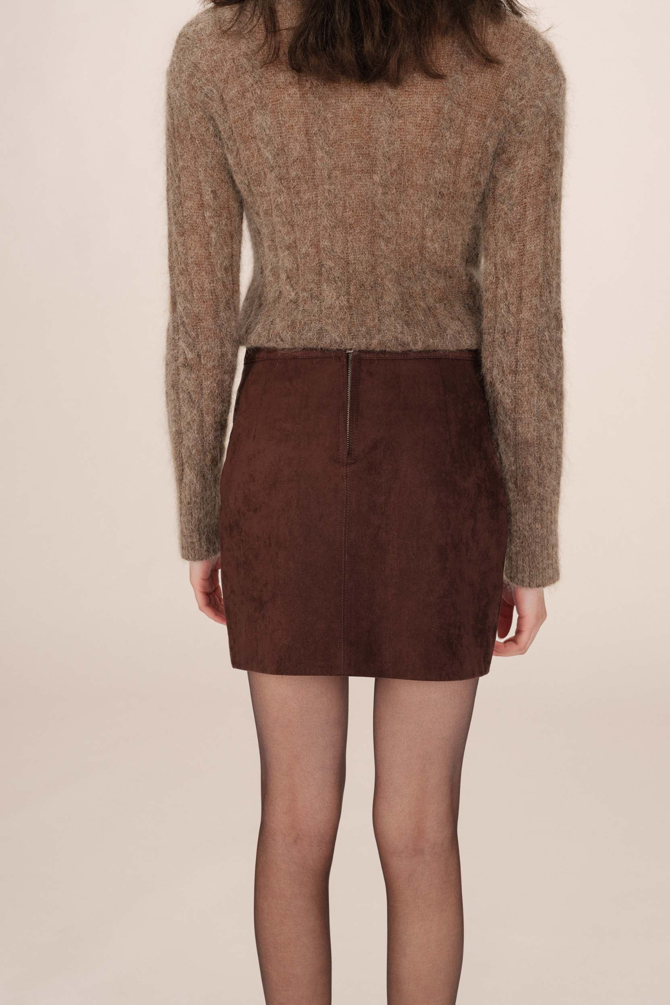 SURPRENANTE SKIRT - CHOCOLAT