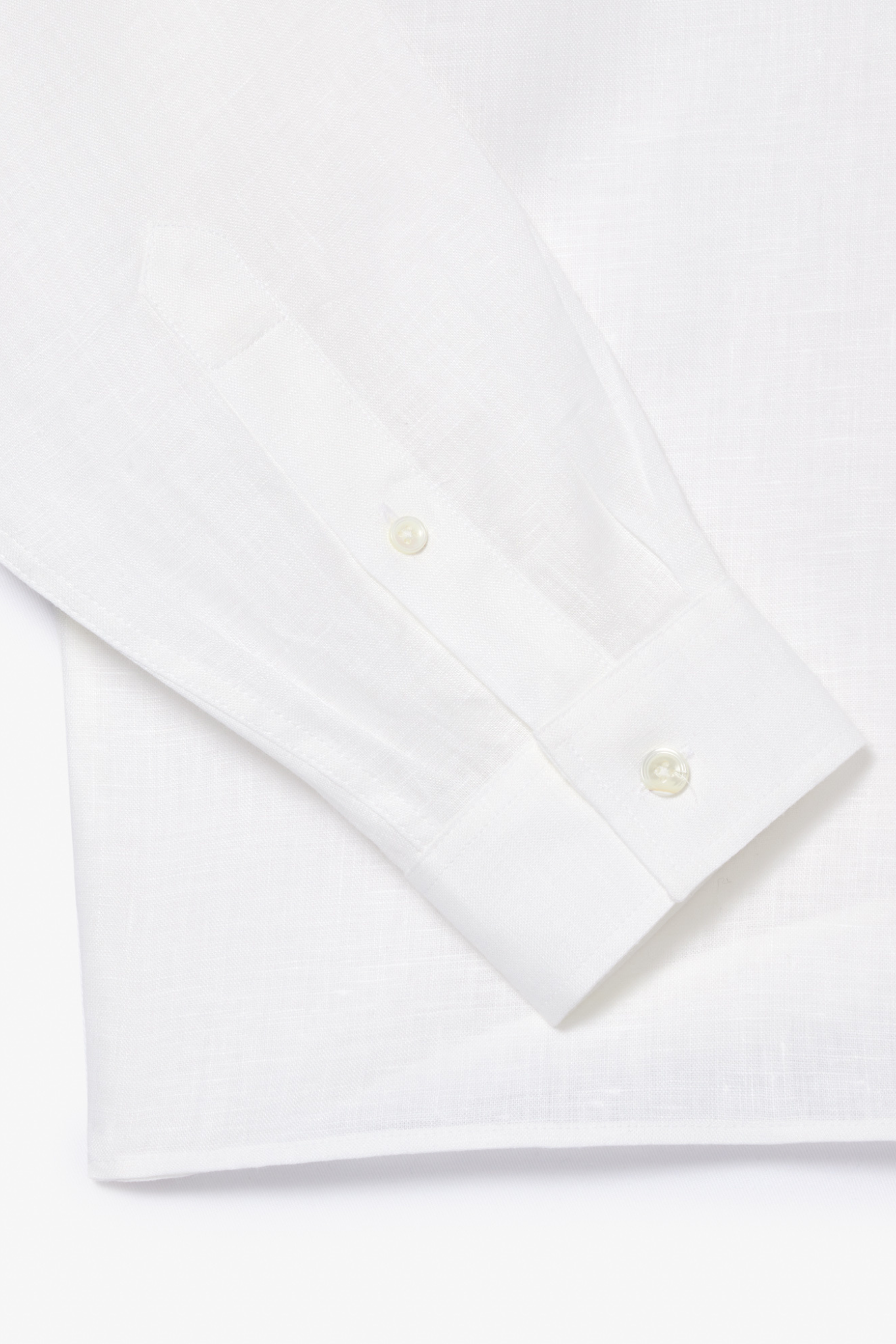 CH5692 L/S WOVEN SHIRT - WHITE