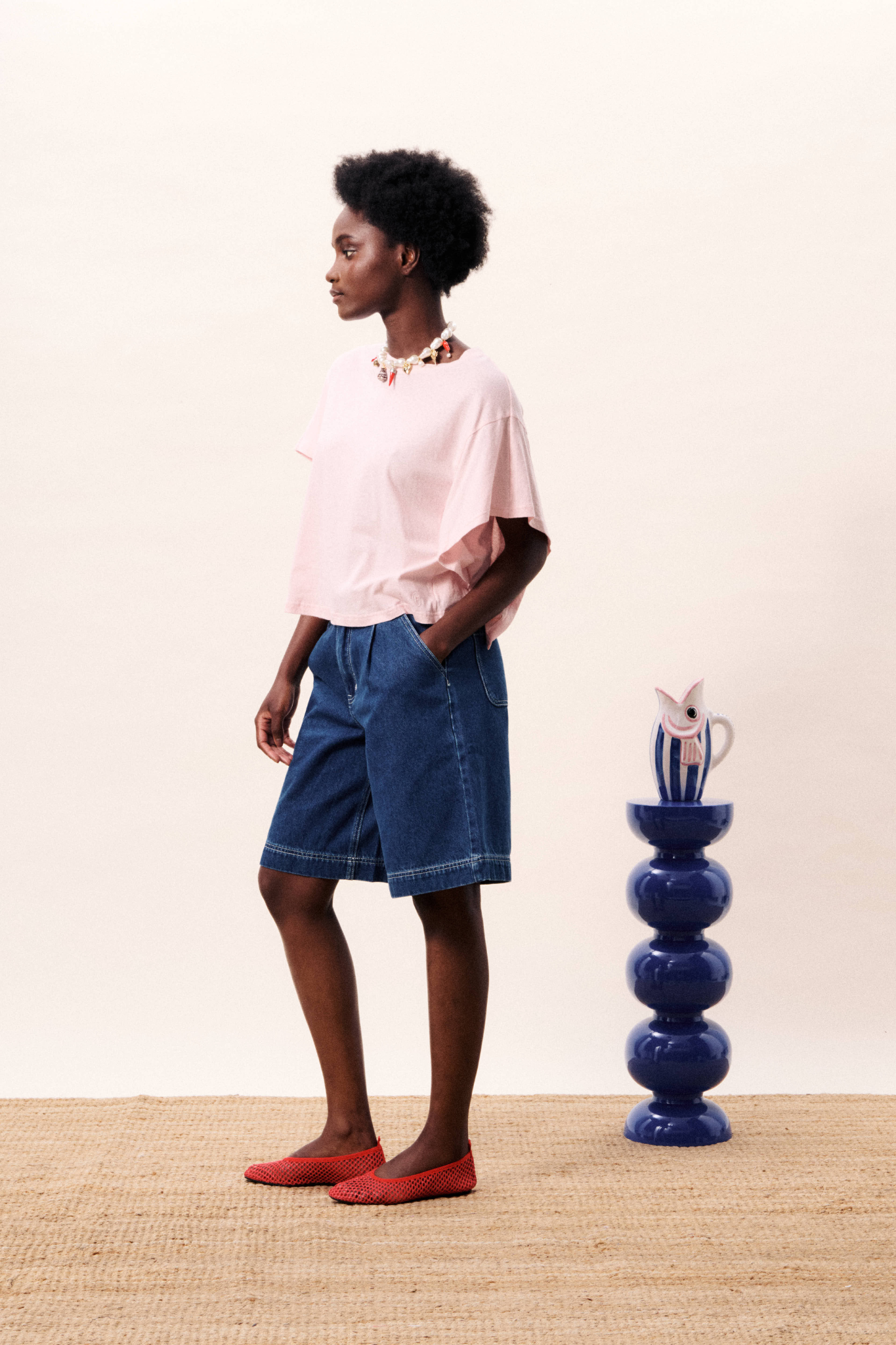 BRISELIA TOP - PALE PINK