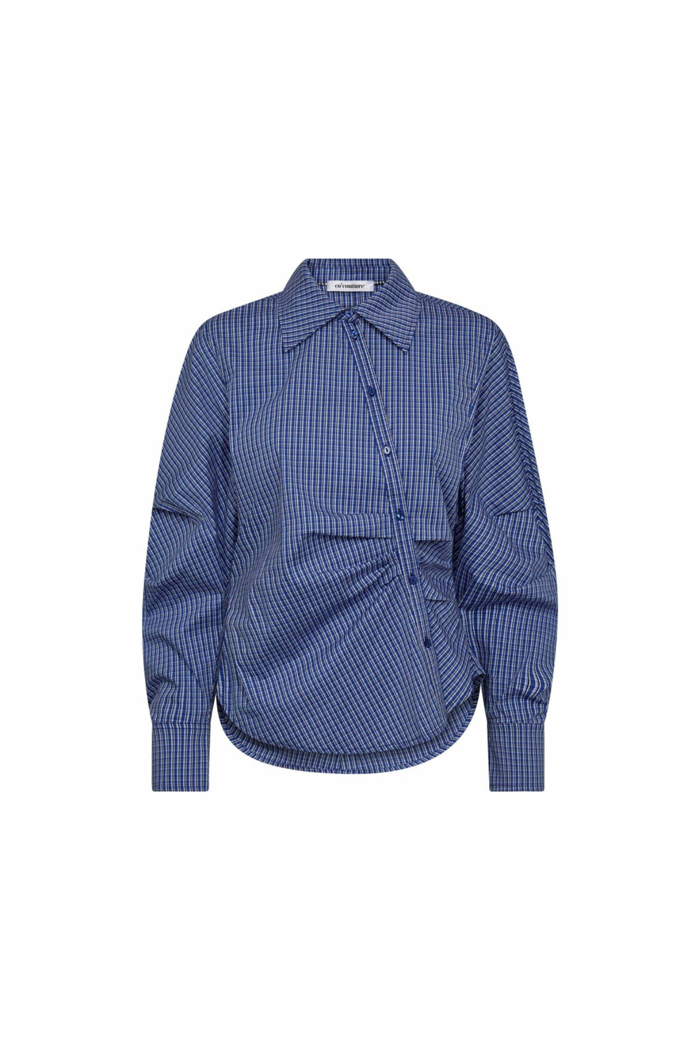 ANIZA ASYM SHIRT - NEW BLUE