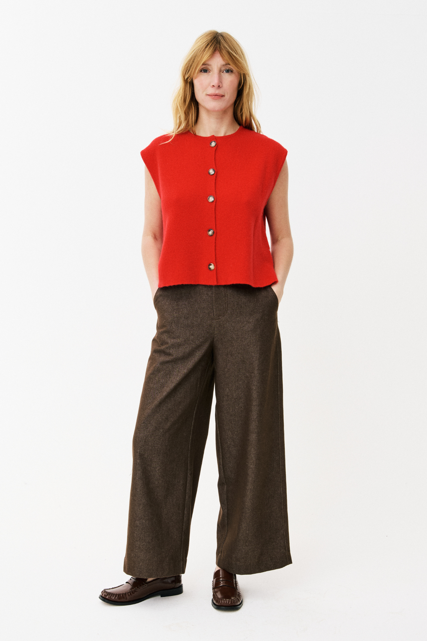 ANANE CARDIGAN - RED