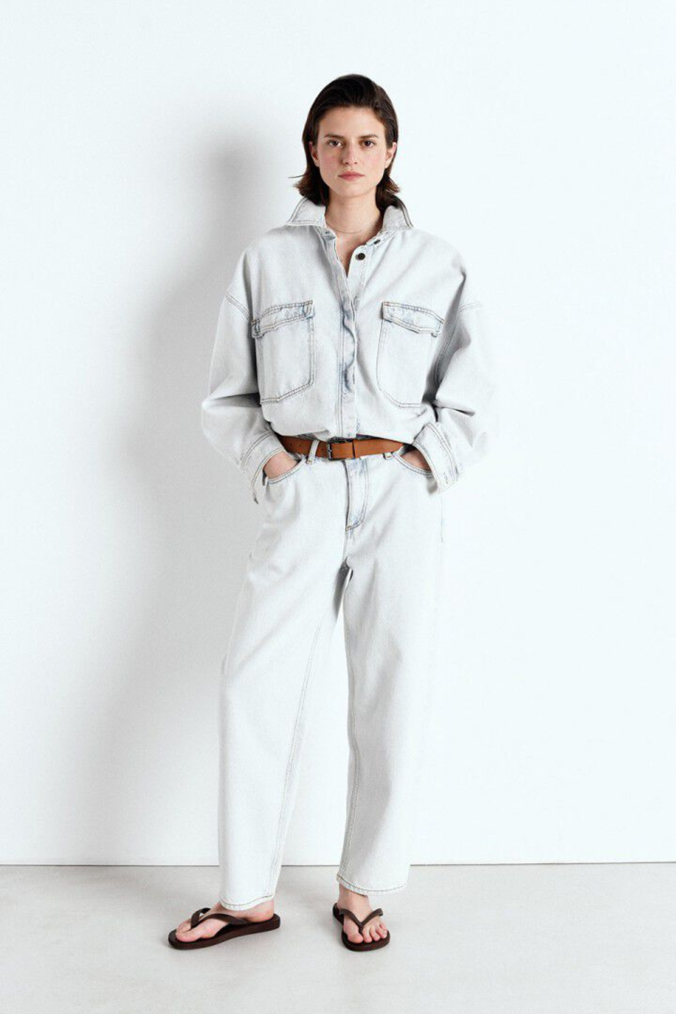 JOYBIRD SHIRT WOMEN - WINTER BLEACHED