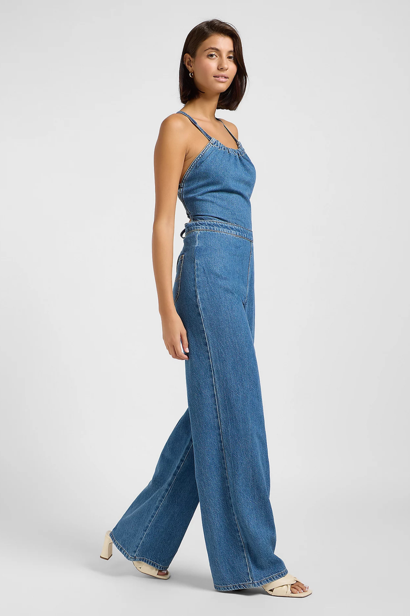 BACKLESS JUMPSUIT - TAKE A DIVE