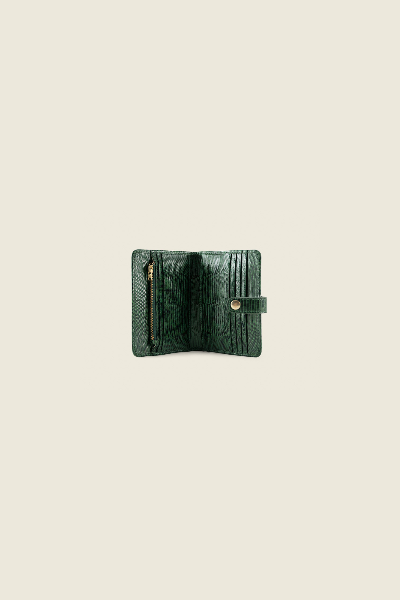 JEANNE 1960 WALLET - MALACHITE
