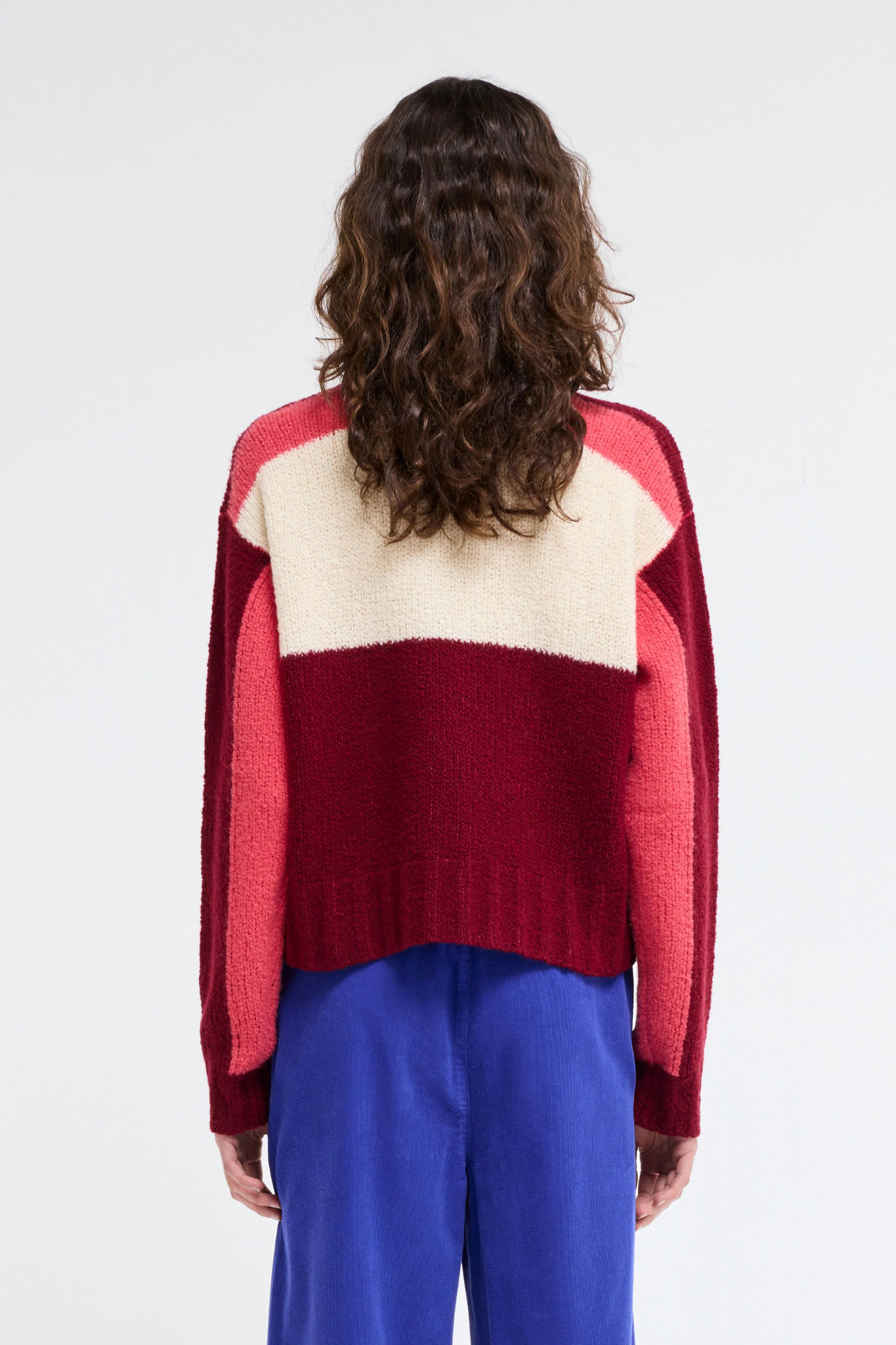 KRASNER CARDIGAN - BURGUNDY