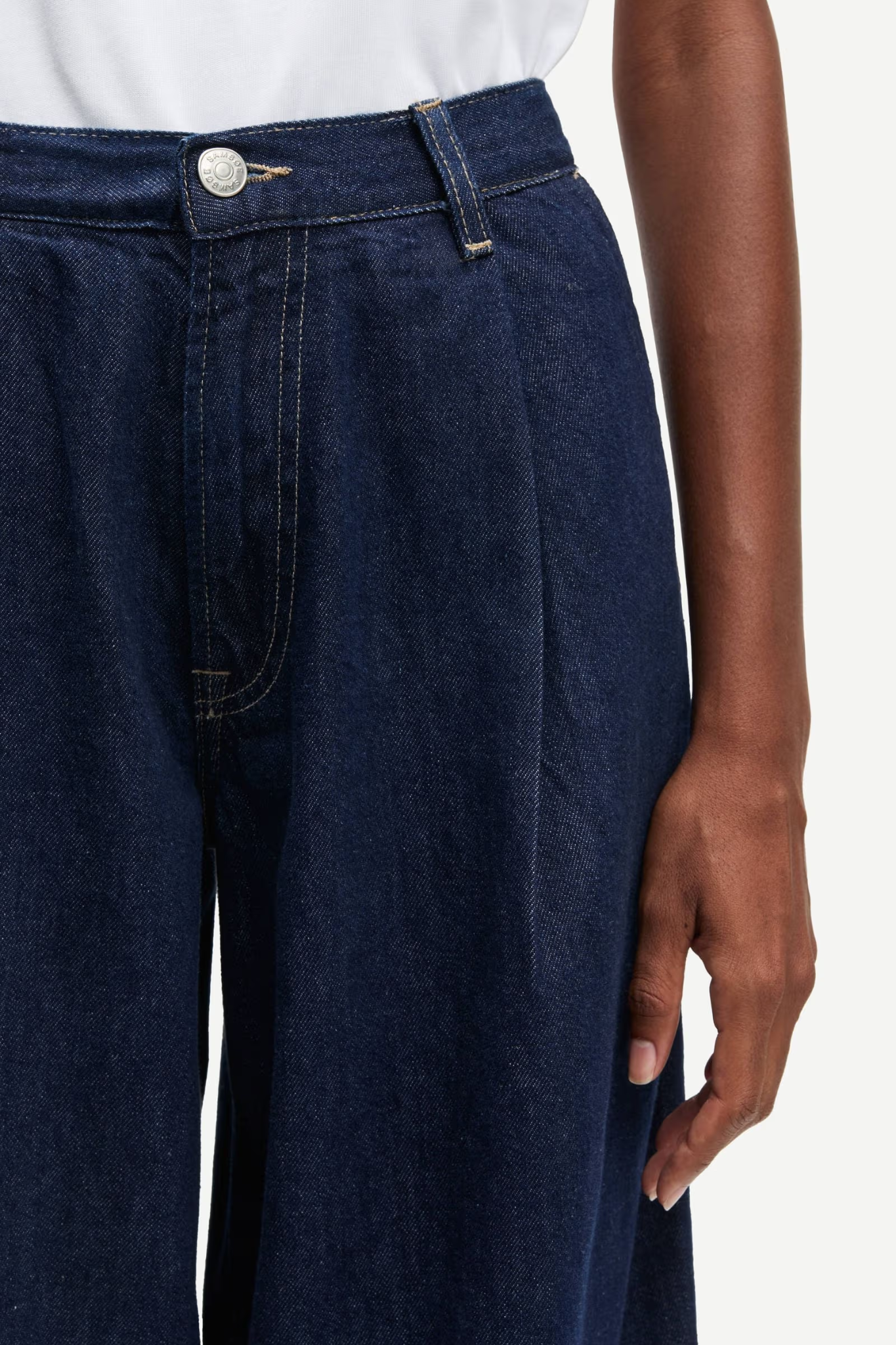 HARPER PLEAT JEANS - SOFTDENIM