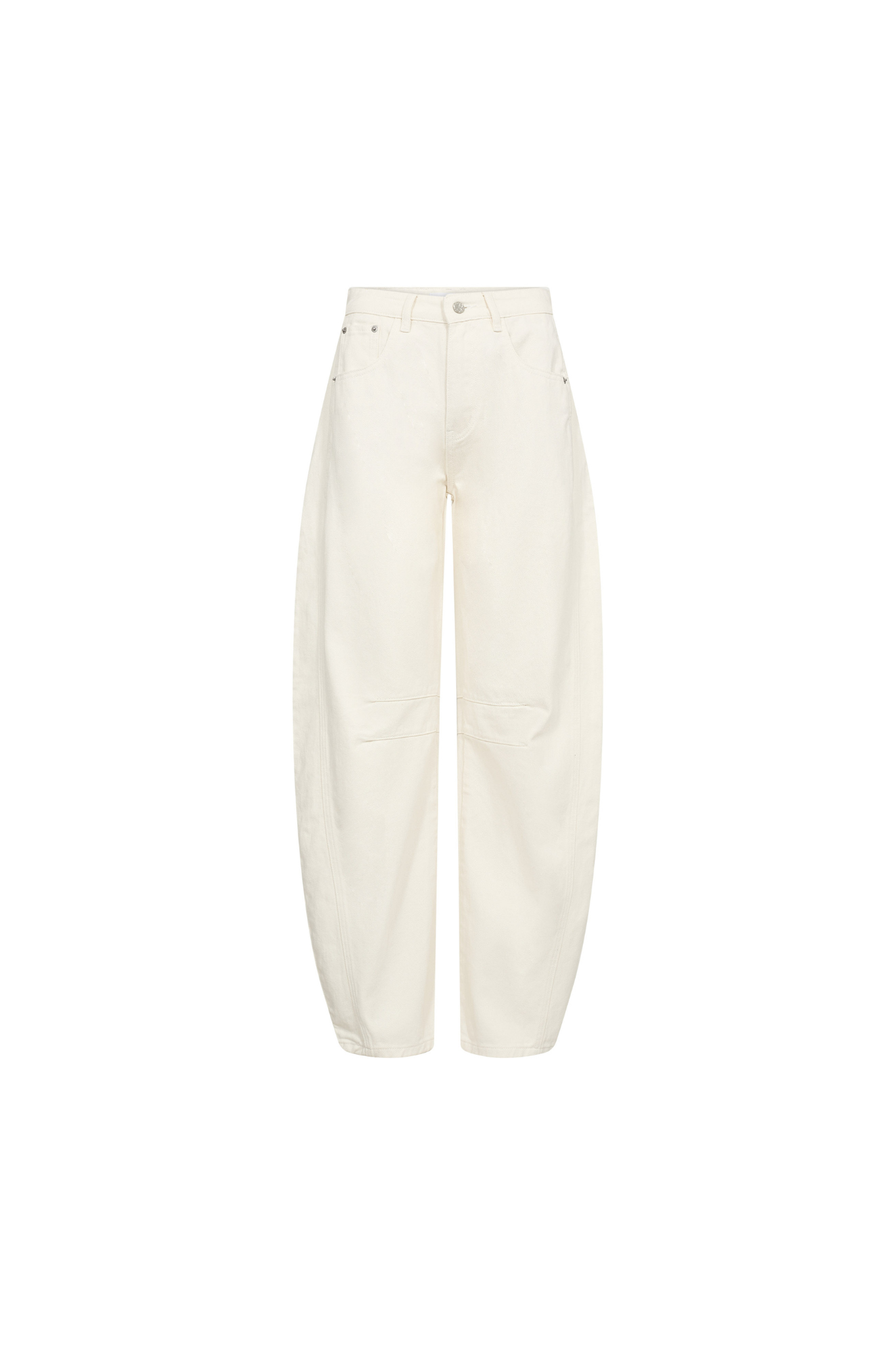 DREW BARREL PANEL JEANS - WHITE