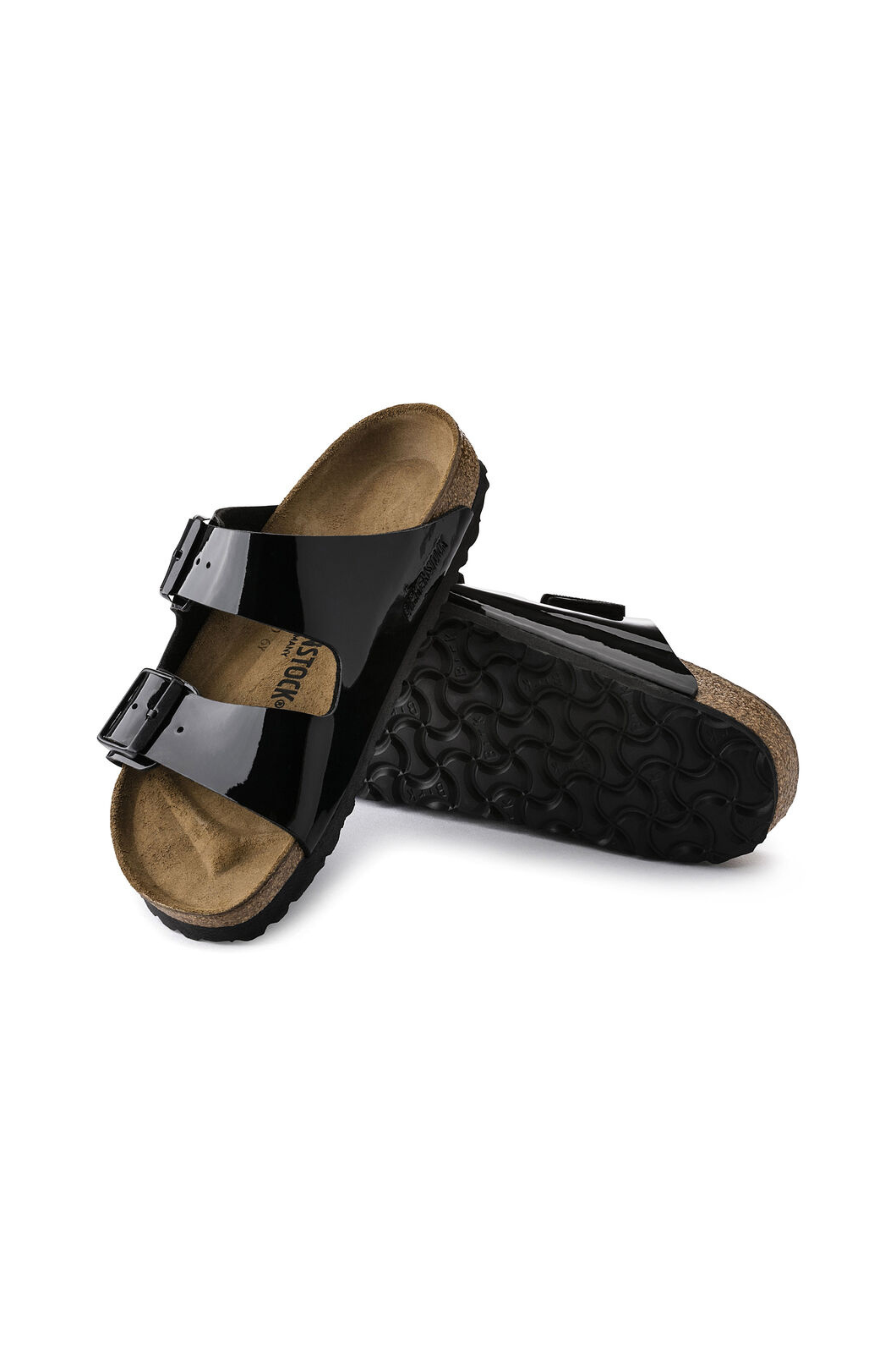 ARIZONA BF SANDAL - PATENT BLACK