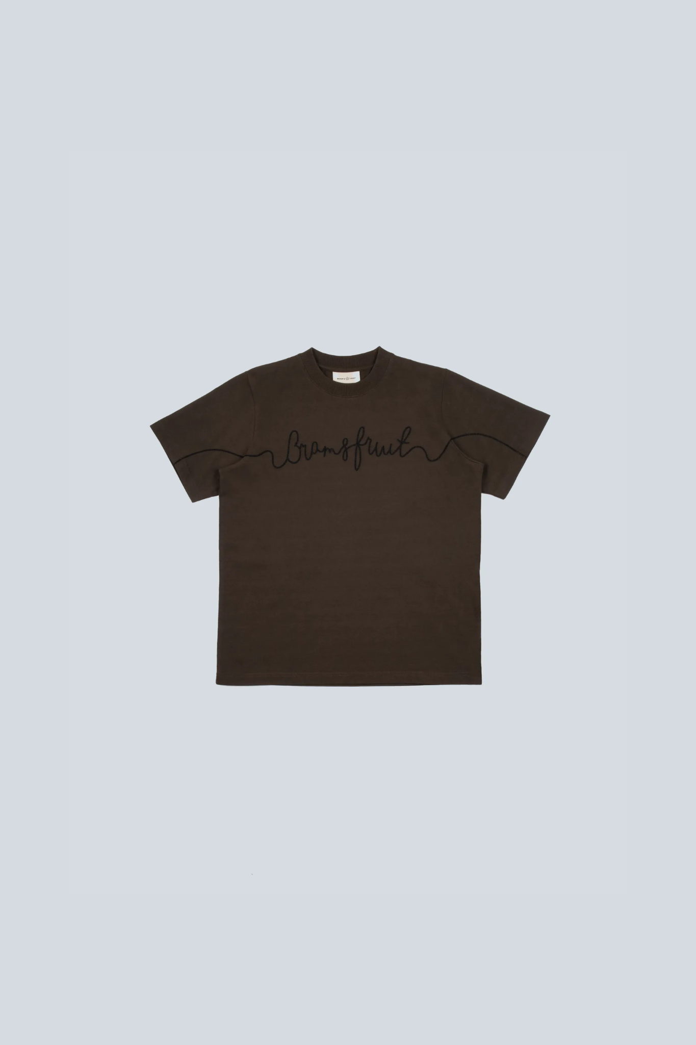 GARDEN HOSE CHAIN STITCH T-SHIRT - CHARCOAL