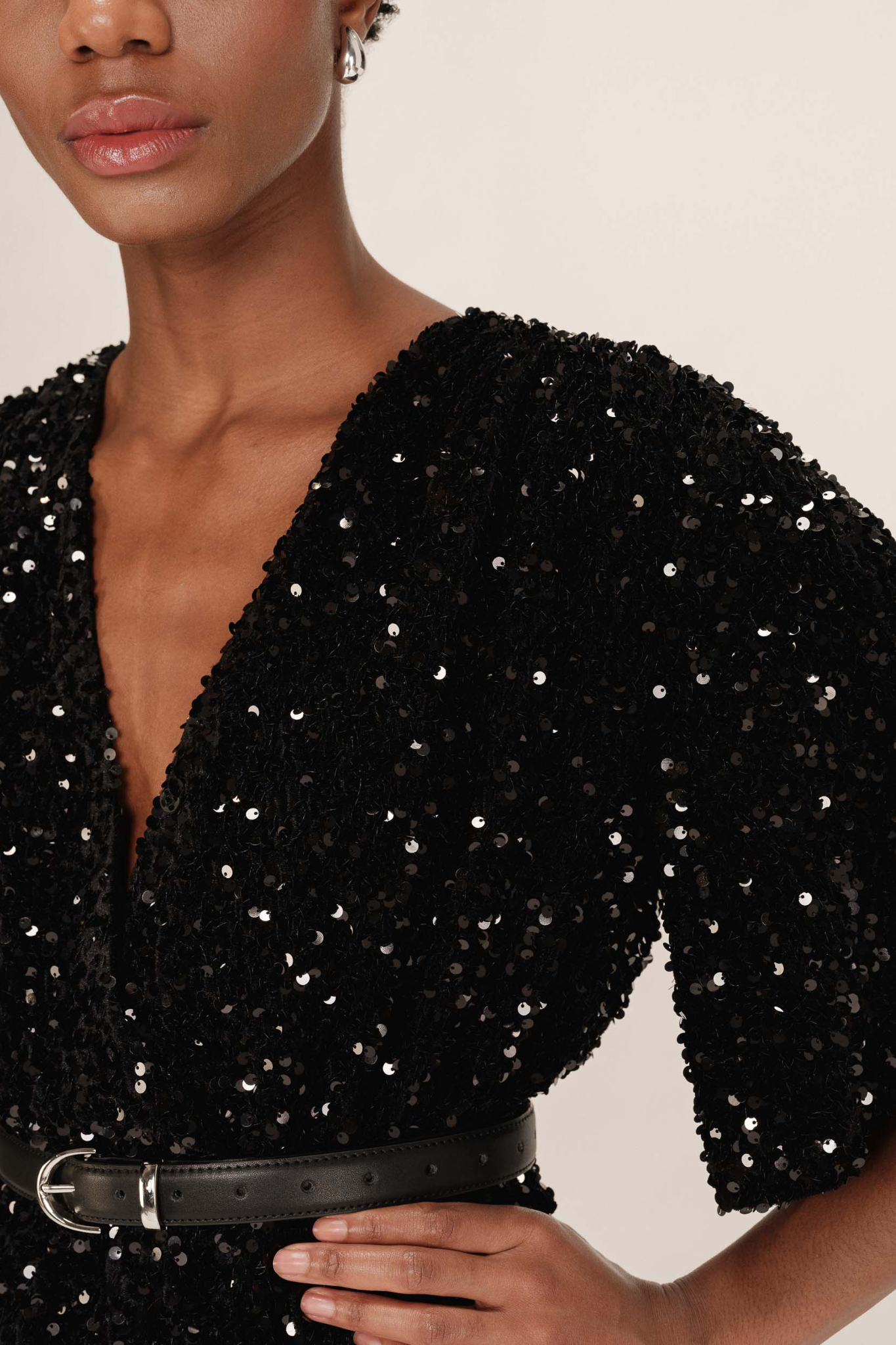 THALASSA SHORT JUMPSUIT - BLACK